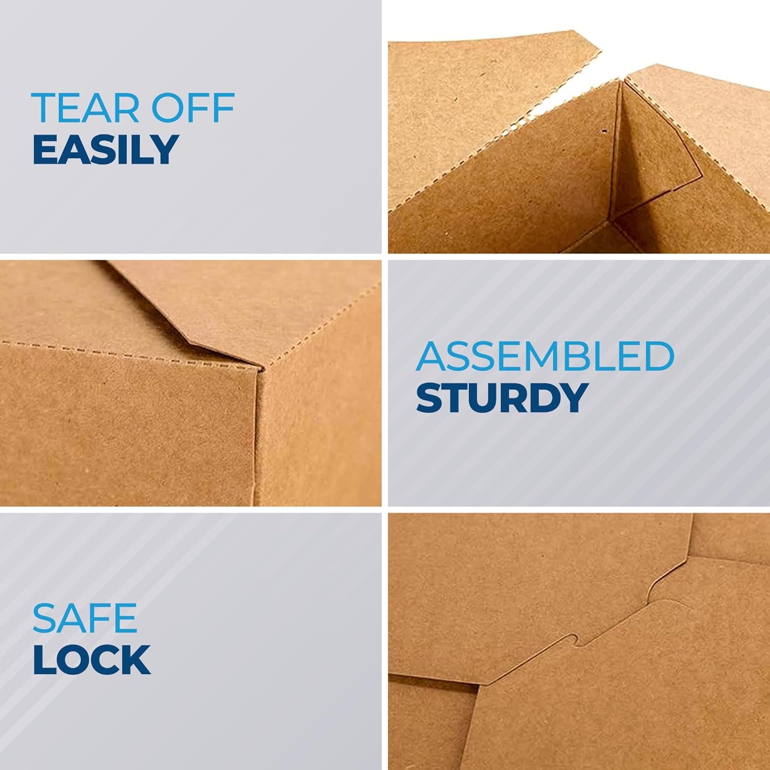 Grossiste Boîtes en Carton à Emporter pour Nourriture [Pack de 50 - 30 Oz], Containers à Emporter Personnalisés | Fabricant d'Emballages Jetables pour Déjeuners, Vente en Gros de Boîtes à Nourriture Pour Livraison et Restauration