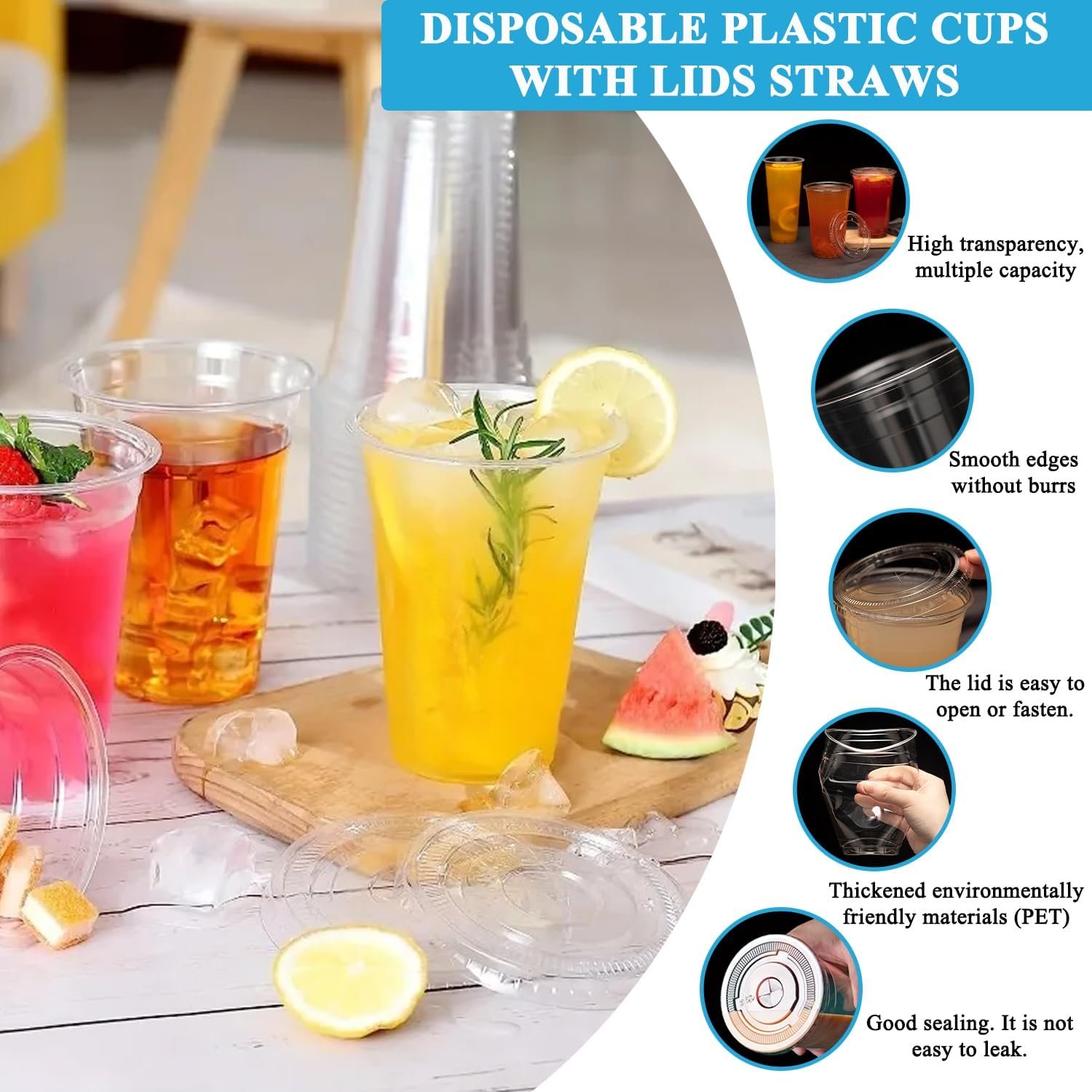 Grossiste en gobelets en plastique transparents jetables 12/16/20oz avec couvercles et paille, cups personnalisés pour café, boissons douces et étiquettes autocollantes pour événement, mariage, entreprise (16oz (500ml)), Fournisseur de solutions avec logo personnalisé, Vente en Gros. Grossiste en gobelets en plastique transparents jetables 12/16/20oz avec couvercles et paille, cups personnalisés pour café, boissons douces et étiquettes autocollantes pour événement, mariage, entreprise (16oz (500ml)), Fournisseur de solutions avec logo personnalisé, Vente en Gros.