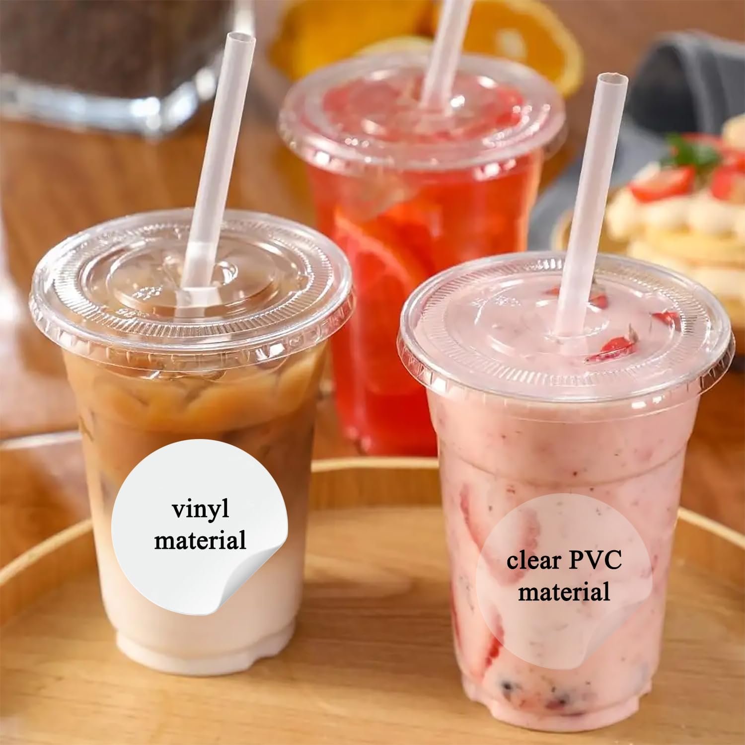 Grossiste en gobelets en plastique transparents jetables 12/16/20oz avec couvercles et paille, cups personnalisés pour café, boissons douces et étiquettes autocollantes pour événement, mariage, entreprise (16oz (500ml)), Fournisseur de solutions avec logo personnalisé, Vente en Gros. Grossiste en gobelets en plastique transparents jetables 12/16/20oz avec couvercles et paille, cups personnalisés pour café, boissons douces et étiquettes autocollantes pour événement, mariage, entreprise (16oz (500ml)), Fournisseur de solutions avec logo personnalisé, Vente en Gros.