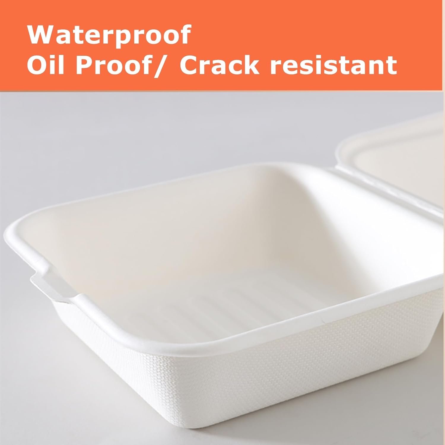 Grossiste conteneurs alimentaires en vrac, 150 Pack de boîtes Bento en bagasse 6 x 6 pouces avec couvercle, logo personnalisé pour hamburgers et chips, safe pour micro-ondes et congélateur. Grossiste conteneurs alimentaires en vrac, 150 Pack de boîtes Bento en bagasse 6 x 6 pouces avec couvercle, logo personnalisé pour hamburgers et chips, safe pour micro-ondes et congélateur.