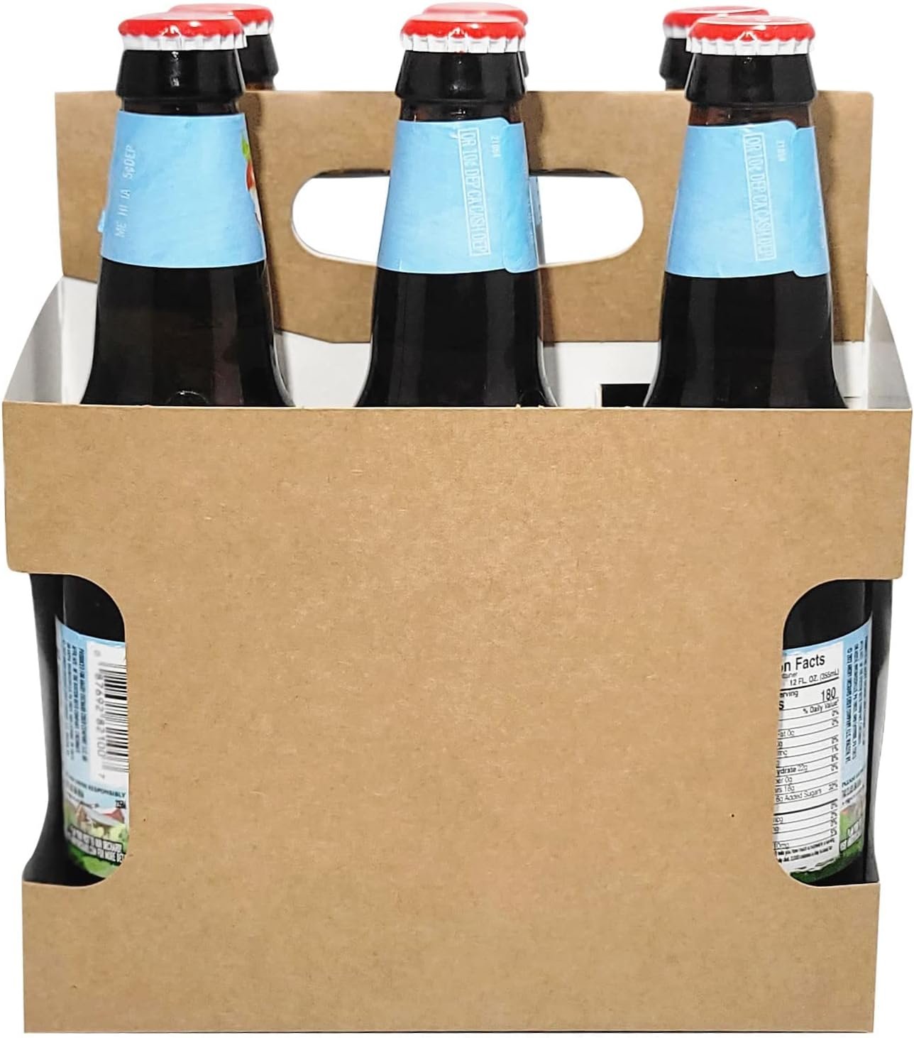 Grossiste 6pk Transporteur en Carton (Kraft, 50ct) | Fabricant de Solutions pour 6pk Bouteilles de 12oz | Logo Personnalisé, EXPÉDITION RAPIDE LE MÊME JOUR