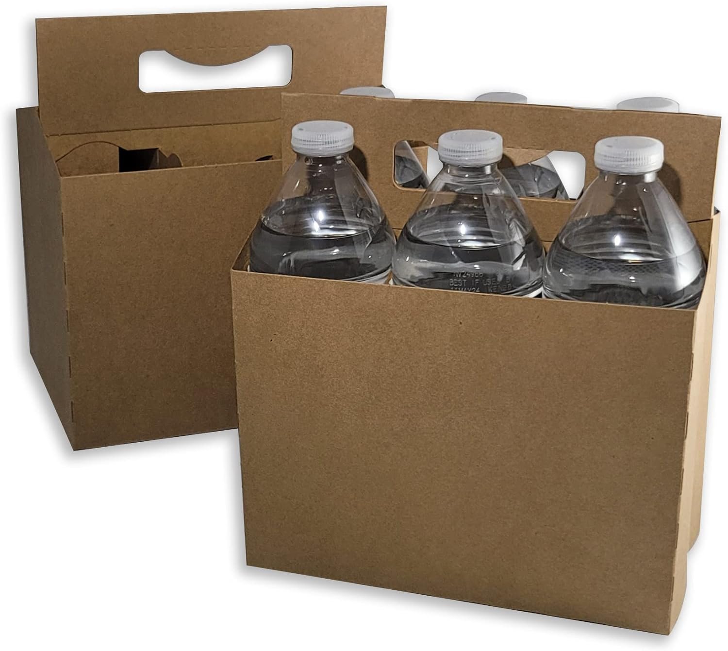 Grossiste 6pk Transporteur en Carton (Kraft, 50ct) | Fabricant de Solutions pour 6pk Bouteilles de 12oz | Logo Personnalisé, EXPÉDITION RAPIDE LE MÊME JOUR