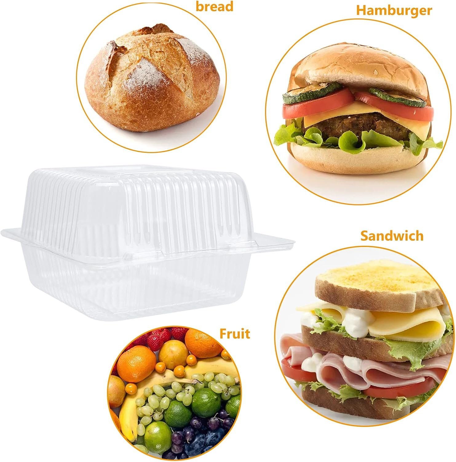 Grossiste Contenants Alimentaires en Plastique Transparent, 50PC Boîtes à Part de Gâteau 5.3x4.7x2.8 Pouces, Fabricant de Plateaux à Emporter Jetables, OEM Grossiste Contenants Alimentaires en Plastique Transparent, 50PC Boîtes à Part de Gâteau 5.3x4.7x2.8 Pouces, Fabricant de Plateaux à Emporter Jetables, OEM