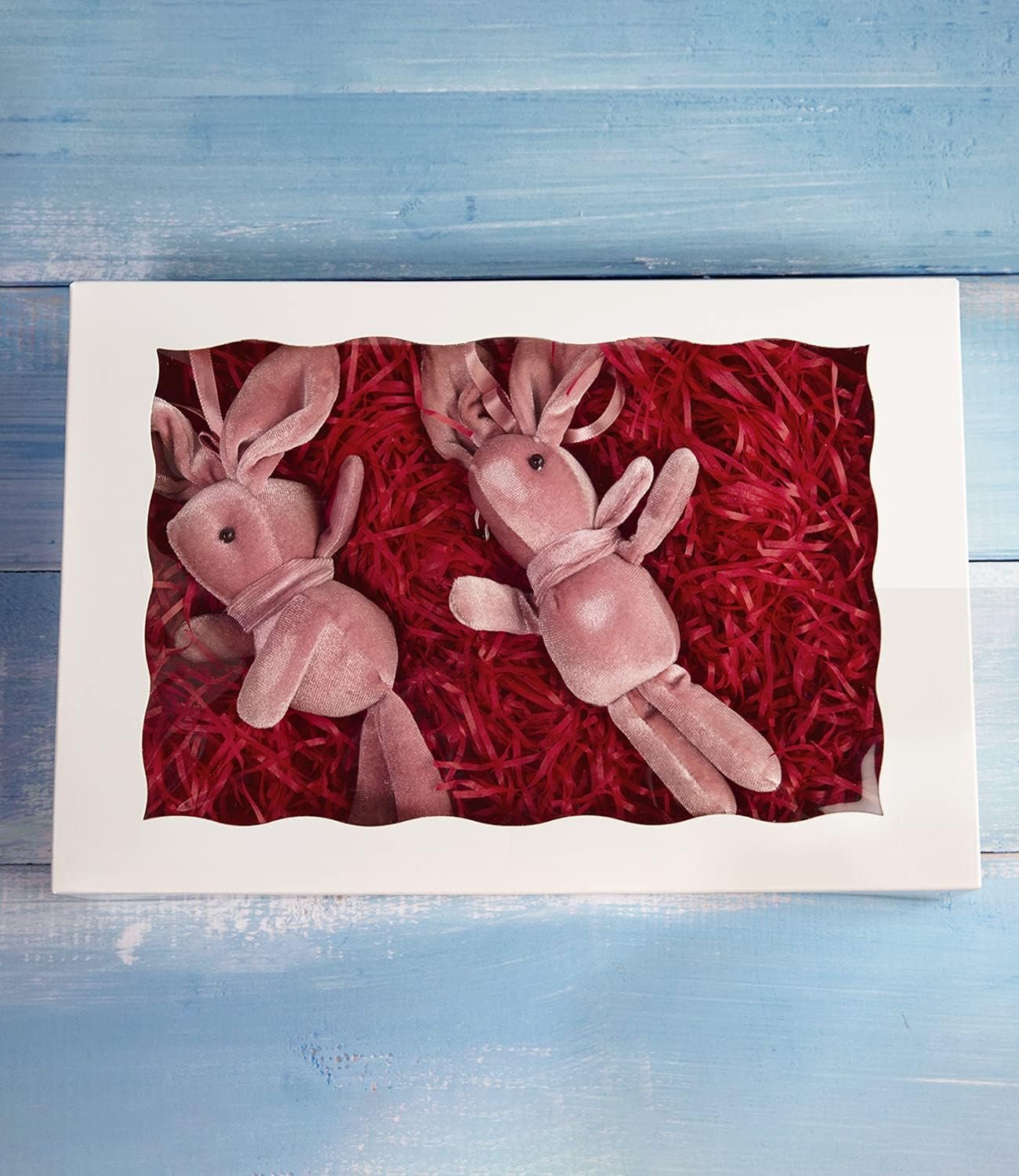 Grossiste Boîte à pâtisserie blanche 15-Pack 12x8x2,5 pouces pour beignets, muffins avec couvercle à fenêtre - Fabricant de boîtes à douceurs en papier auto-déployantes, OEM, pack de 15.