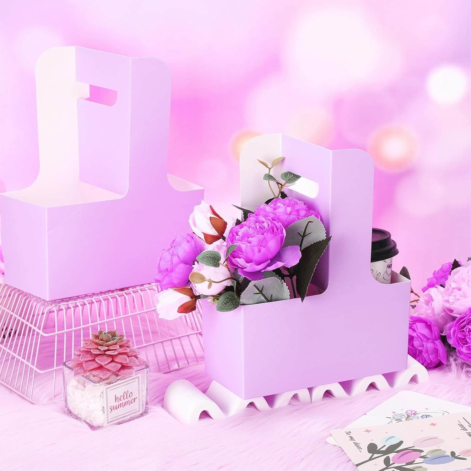 Grossiste 10 Paquet de Carrier À Boissons Jetables de 2 Tasses avec Poignée en Carton pour Café Transportable pour Boissons Chaudes et Froides, Logo Personnalisé pour la Livraison de Nourriture, Fabricant de Soutiens de Tasse.