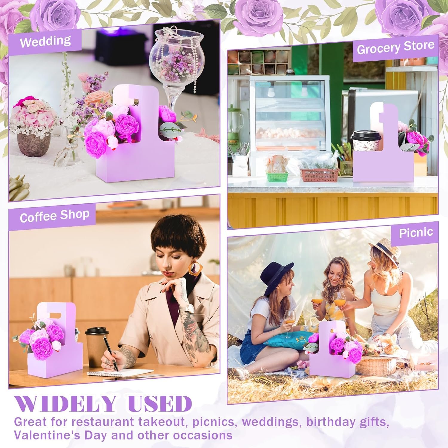 Grossiste 10 Paquet de Carrier À Boissons Jetables de 2 Tasses avec Poignée en Carton pour Café Transportable pour Boissons Chaudes et Froides, Logo Personnalisé pour la Livraison de Nourriture, Fabricant de Soutiens de Tasse.