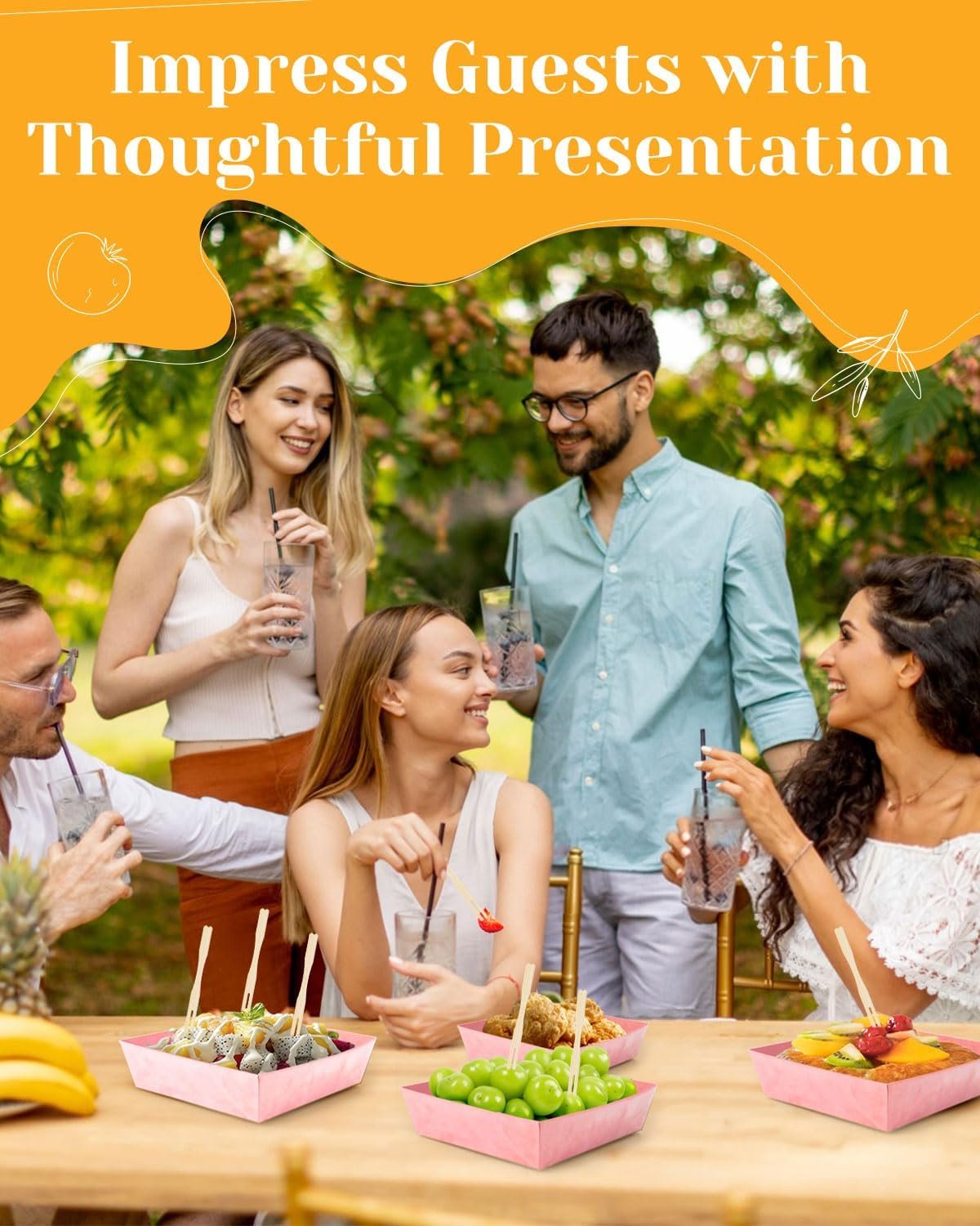 Grossiste en 60 Pack de Boîtes à Charcuterie Roses avec Couvercles Clairs, Petites Boîtes en Papier de 5 Pouces à Emporter avec Couvercle - Logo Personnalisé pour Favoris de Fête, Nourriture, Sushi, Biscuit, Part de Gâteau, Dessert, Sandwich - Fournisseur de Solutions en Vente en Gros