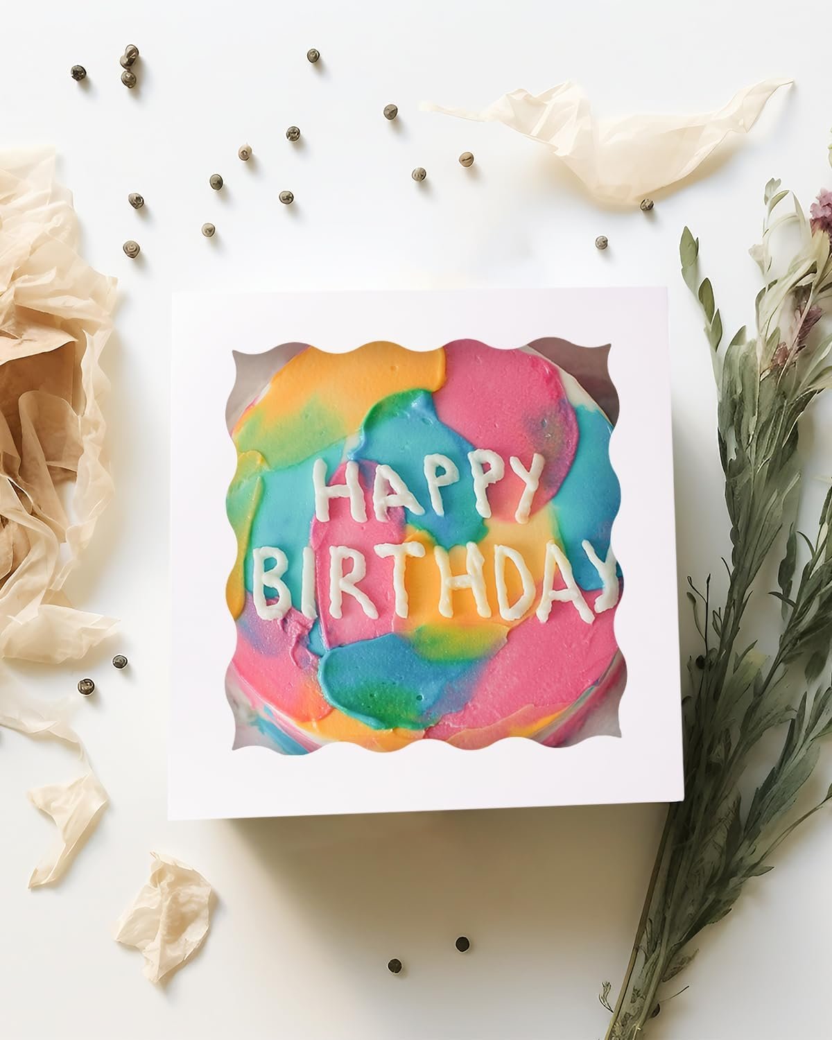 Grossiste en emballages de pâtisserie, Boîte à gâteau blanche 10x10x8 avec fenêtre, 4 ensembles de boîtes à gâteau et 4 plaques rondes de 10 pouces, 10 mètres de ruban en soie rose, OEM et fournisseur.