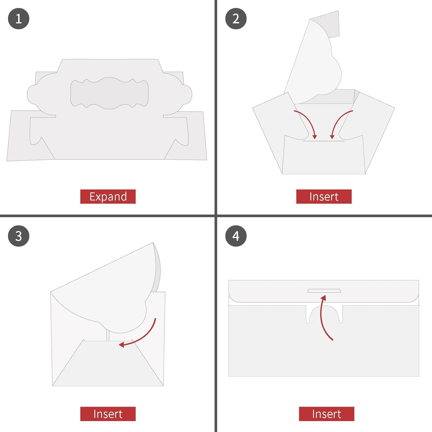 Grossiste Boîtes à Gâteaux Blanches avec Fenêtre 30pcs 9x4x3,5 Pouces, Fournisseur de Boîtes pour Gâteaux en Pain, Desserts, Muffins, Donuts et Bonbons, Logo Personnalisé, Vente en Gros