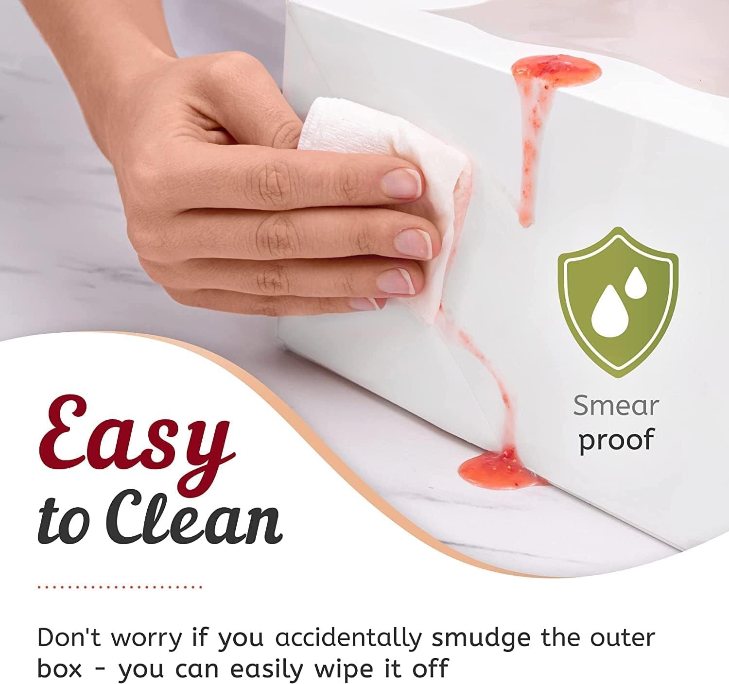 Grossiste en Boîtes à Gâteau Premium - Ensemble de 12 Boîtes en Carton Solides 10