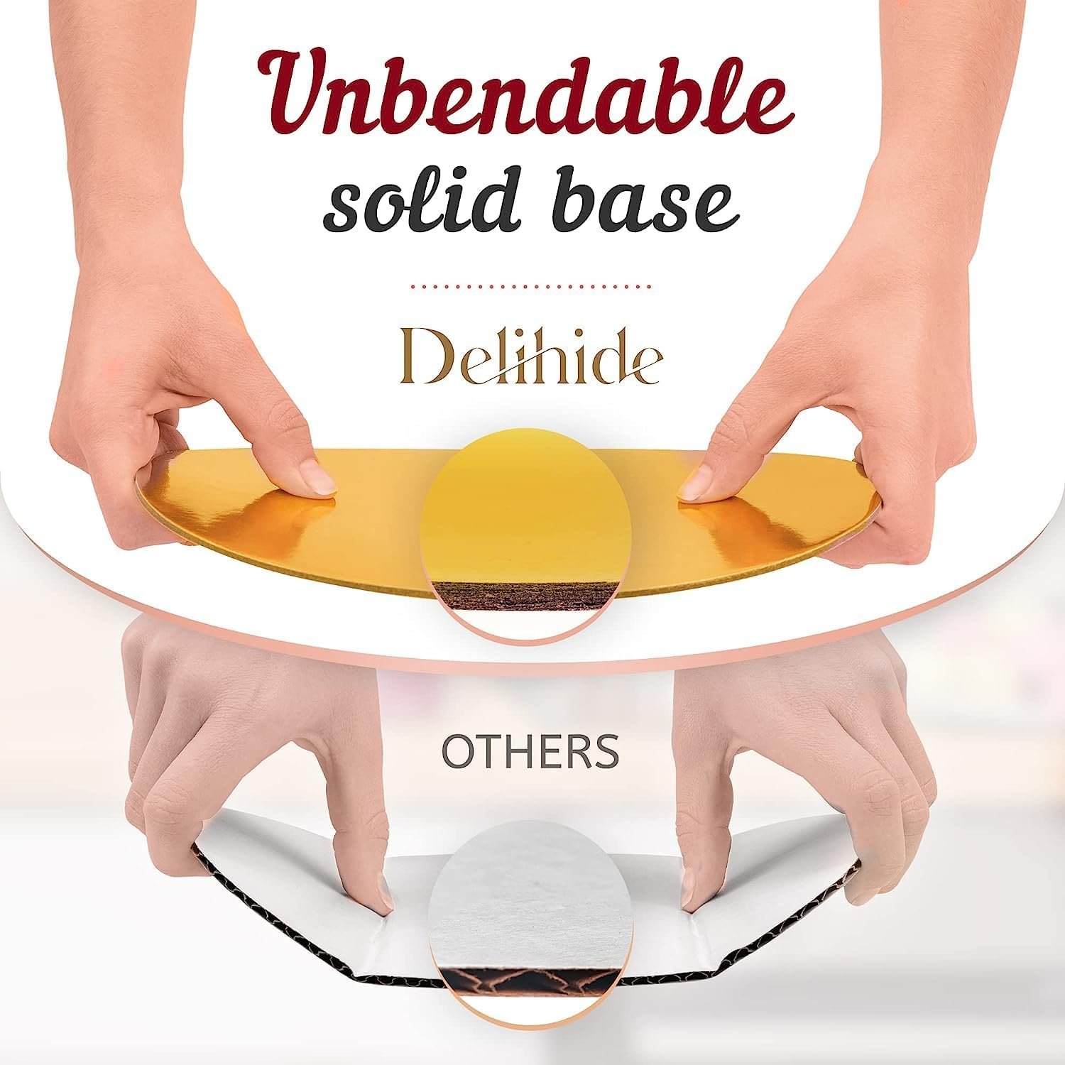 Grossiste en Boîtes à Gâteau Premium - Ensemble de 12 Boîtes en Carton Solides 10