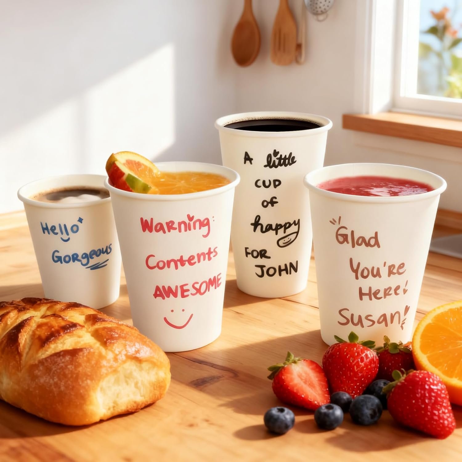 Gobelets en papier blancs 12 oz pour café, 1000 pièces en vrac, gobelets chauds étanches et sans BPA, 300GSM, gobelets à boire unbleachés pour la maison, le bureau et les soirées OEM. Gobelets en papier blancs 12 oz pour café, 1000 pièces en vrac, gobelets chauds étanches et sans BPA, 300GSM, gobelets à boire unbleachés pour la maison, le bureau et les soirées OEM.