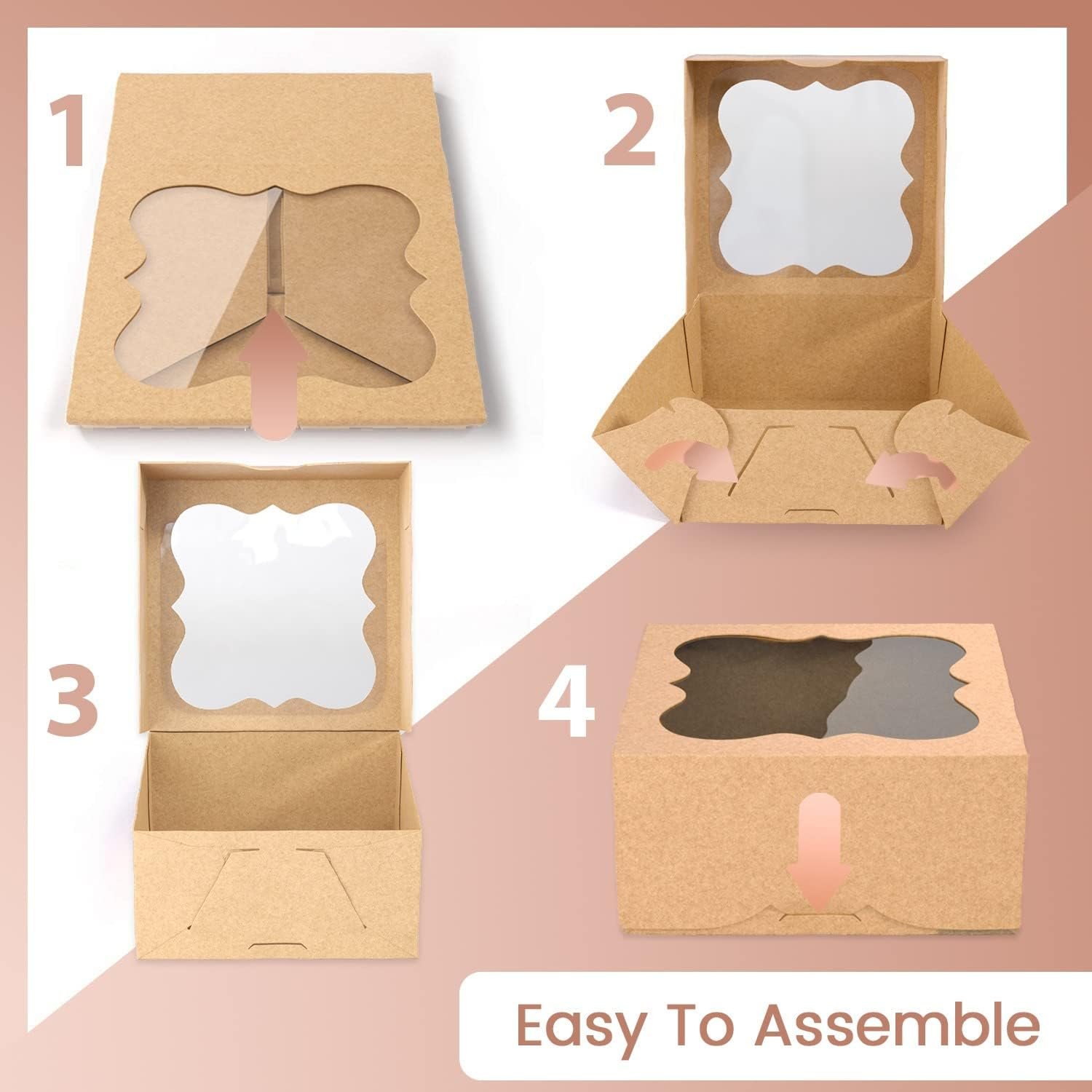 Grossiste en Vrac de Boîtes à Biscuits - Boîtes de Pâtisserie avec Fenêtre 6X6X3 Pouces - Fournisseur de Contenants Épais pour Gourmandises, Desserts, Fraises, Cupcakes, Bonbons, Charcuterie, Produits de Boulangerie et Pâtisserie - Logo Personnalisé Grossiste en Vrac de Boîtes à Biscuits - Boîtes de Pâtisserie avec Fenêtre 6X6X3 Pouces - Fournisseur de Contenants Épais pour Gourmandises, Desserts, Fraises, Cupcakes, Bonbons, Charcuterie, Produits de Boulangerie et Pâtisserie - Logo Personnalisé