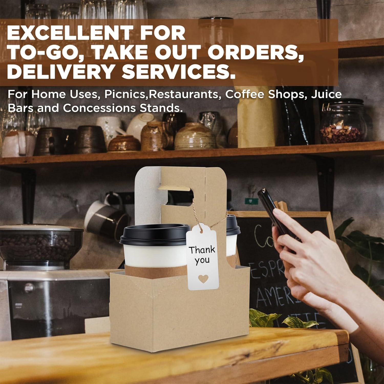 Grossiste porte-gobelet en papier 10 pièces 2 tasses avec poignée, Fournisseur pour services de livraison alimentaire, OEM pour boissons chaudes et froides avec carte cœur pour la semaine d'appréciation des enseignants et la fête des mères. Grossiste porte-gobelet en papier 10 pièces 2 tasses avec poignée, Fournisseur pour services de livraison alimentaire, OEM pour boissons chaudes et froides avec carte cœur pour la semaine d'appréciation des enseignants et la fête des mères.