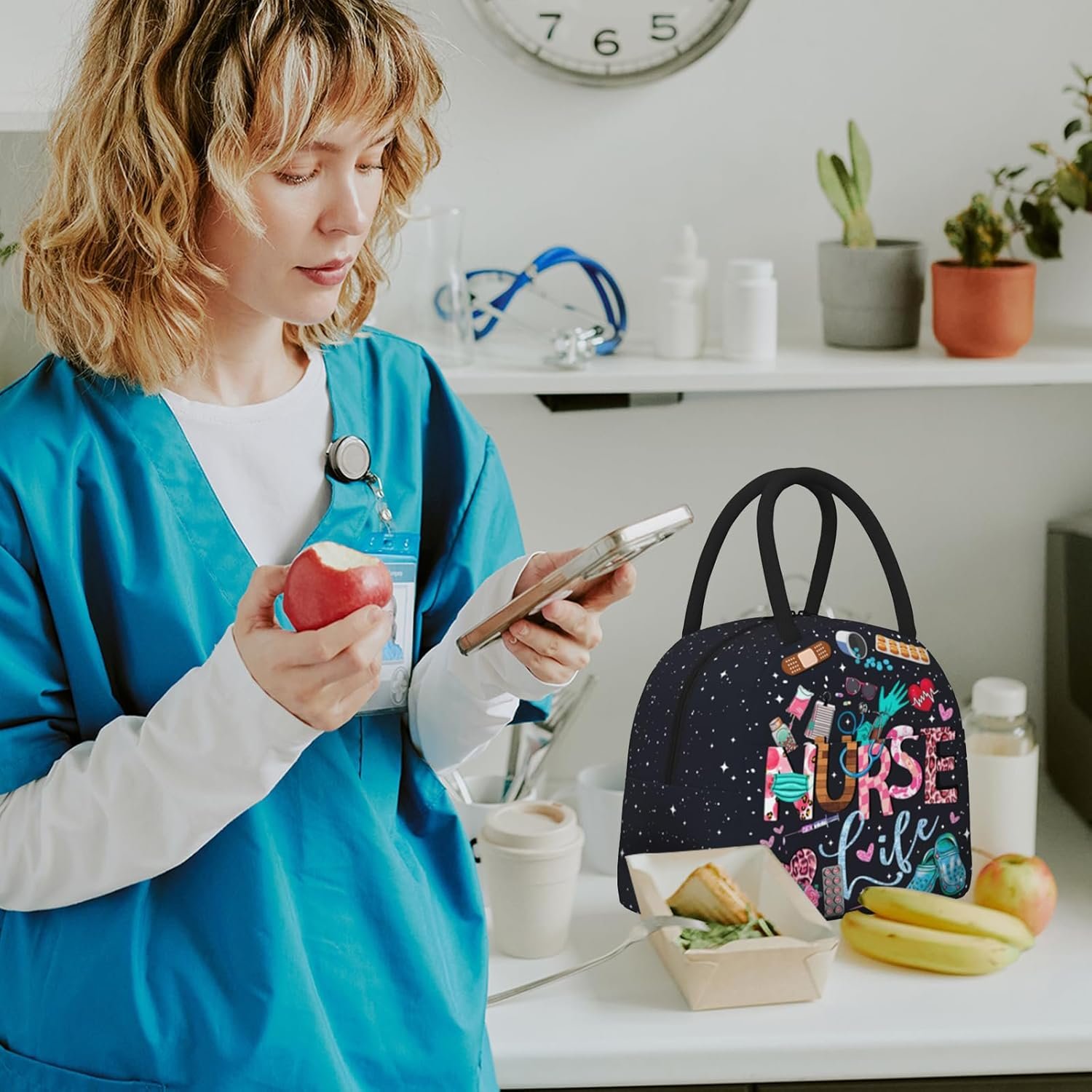 Sac Isotherme pour le Bureau et les Activités de Plein Air, Logo Personnalisé, Sac à Lunch pour Infirmières en Vrac, Idées de Cadeaux pour la Journée des Infirmiers, Sac de Voyage Réutilisable pour Hommes et Femmes