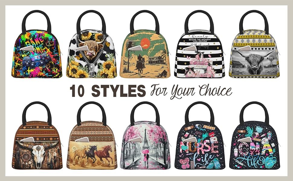 Sac Isotherme pour le Bureau et les Activités de Plein Air, Logo Personnalisé, Sac à Lunch pour Infirmières en Vrac, Idées de Cadeaux pour la Journée des Infirmiers, Sac de Voyage Réutilisable pour Hommes et Femmes