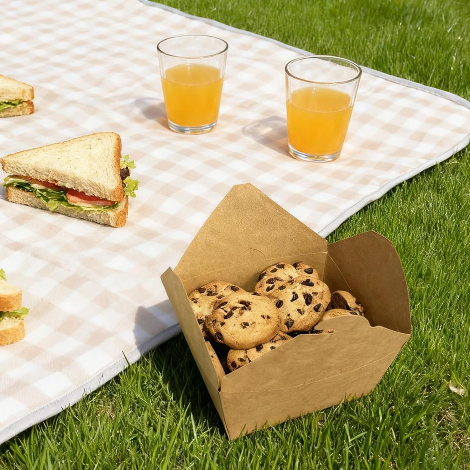 Grossiste 60 Boîtes en Papier à Emporter pour Aliments 25 OZ, Fournisseur Contenants de Nourriture à Emporter Micro-ondables, OEM Boîte à Lunch Empilable pour Restes et Favors de Fête