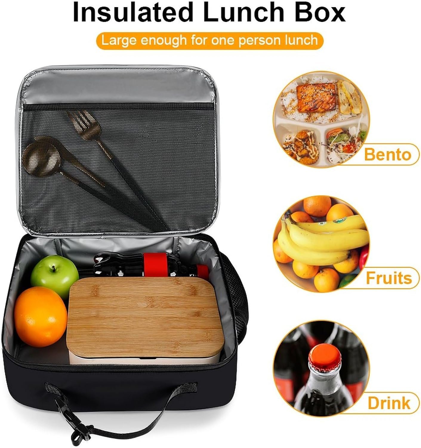 Lunch box isotherme réutilisable avec logo personnalisé, sac repas étanche pour femmes, enfants, garçons, idéal pour camping, randonnée, pique-nique, plage, voyage, fabriqué par un fournisseur en gros.