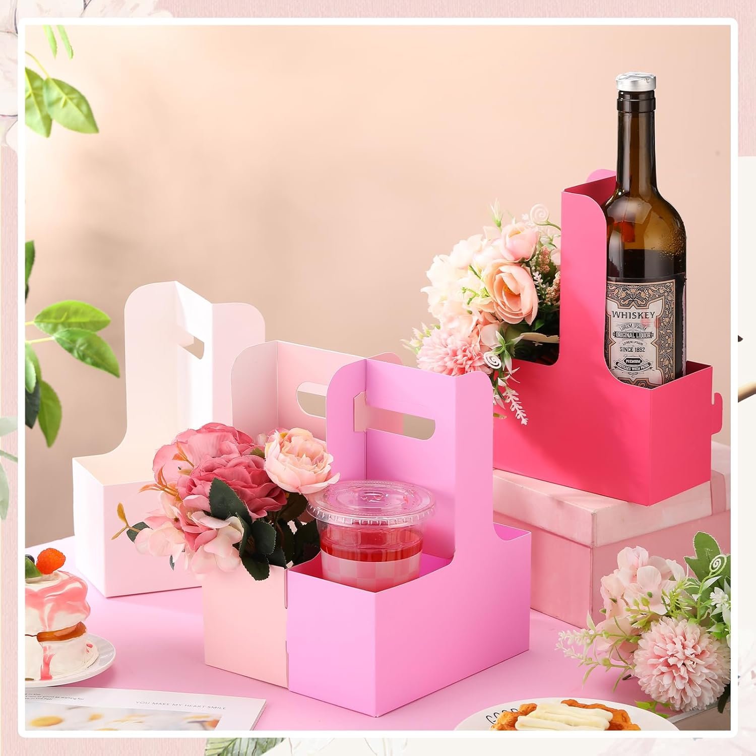 Grossiste 50 Pcs Porte-Gobelet avec Poignée 2 Tasses/4 Tasses pour Gobelets de 12-30 oz, Support de Boisson en Carton Jetable, Personnalisation de Logo pour Café et Bubble Tea, Fabricant de Fournisseur en Vente en Gros Grossiste 50 Pcs Porte-Gobelet avec Poignée 2 Tasses/4 Tasses pour Gobelets de 12-30 oz, Support de Boisson en Carton Jetable, Personnalisation de Logo pour Café et Bubble Tea, Fabricant de Fournisseur en Vente en Gros