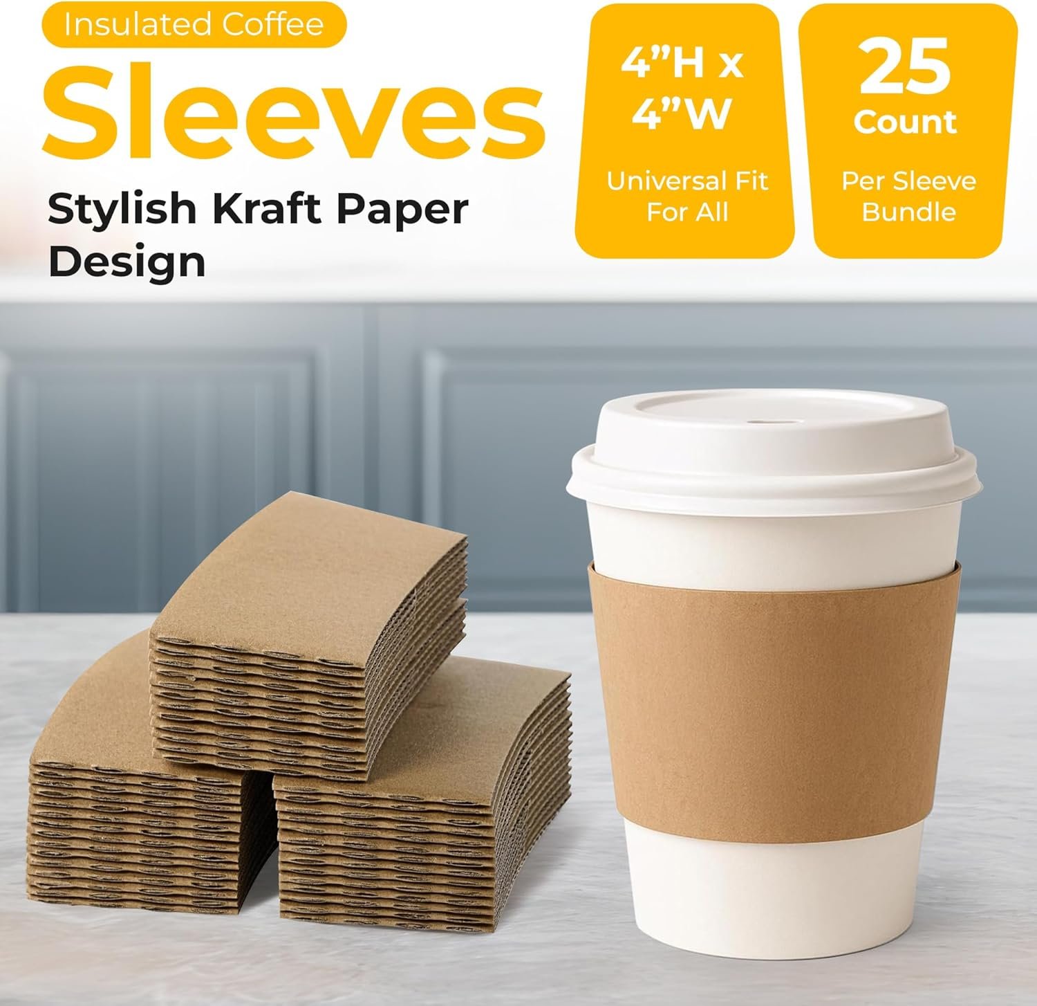 Grossiste de manchons à café isolants personnalisables de 25 pièces pour tasses de 10-20oz | Marque blanche, design en papier kraft éco-responsable, réutilisable et élégant, parfait pour les boissons chaudes et froides, cafés, fêtes et événements, Fabricant fiable. Grossiste de manchons à café isolants personnalisables de 25 pièces pour tasses de 10-20oz | Marque blanche, design en papier kraft éco-responsable, réutilisable et élégant, parfait pour les boissons chaudes et froides, cafés, fêtes et événements, Fabricant fiable.