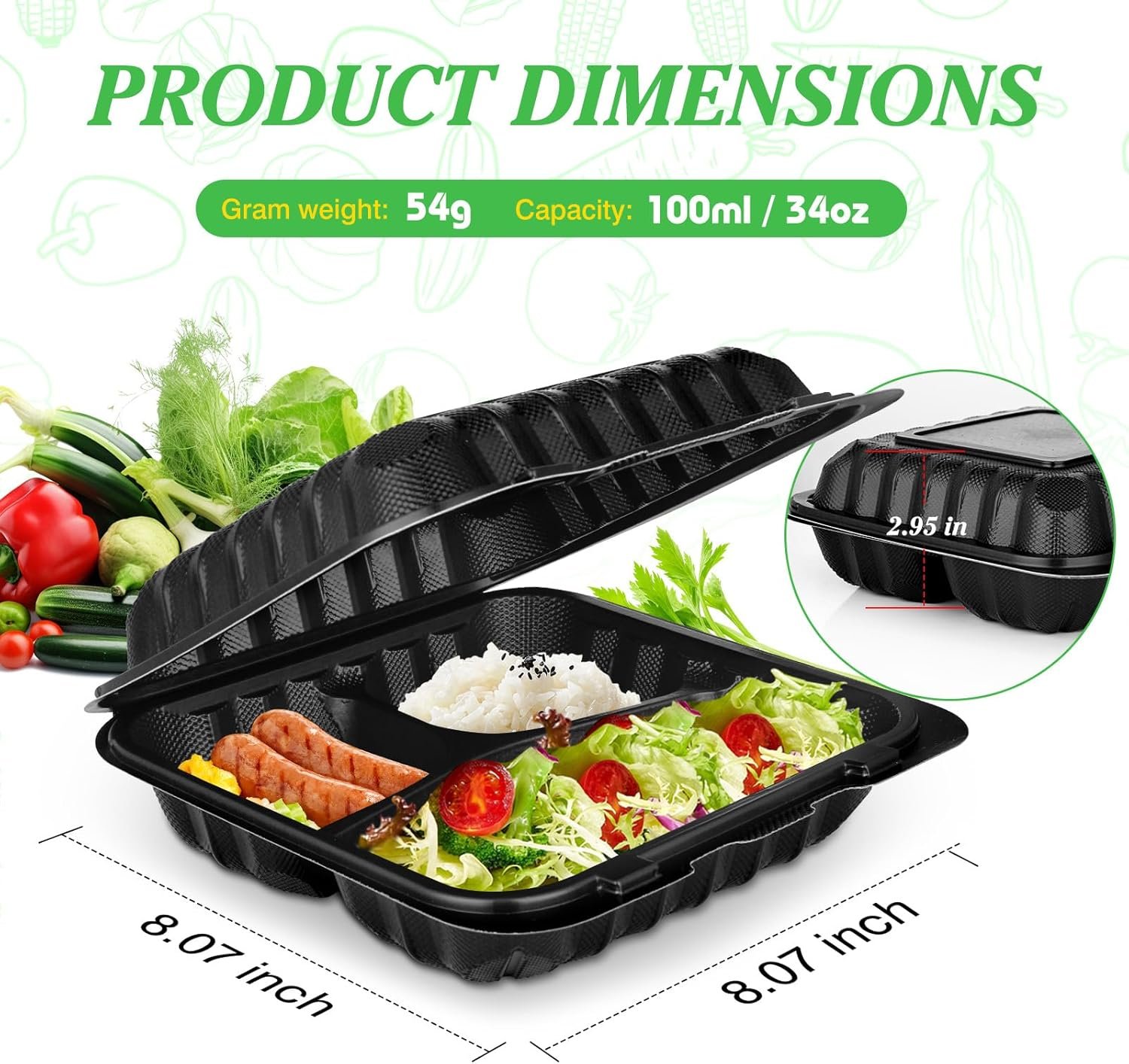 Conteneurs alimentaires à emporter 8