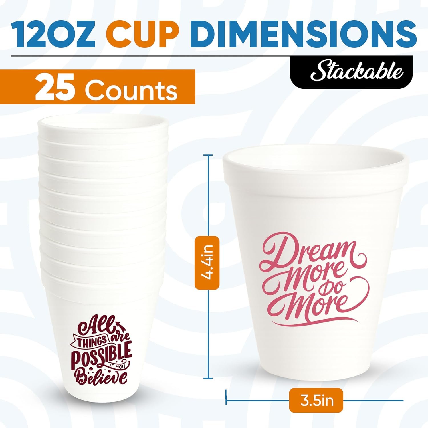 Grossiste en gobelets en mousse personnalisables 12oz – Gobelets jetables avec logo personnalisé ou texte | Fabricant de gobelets en styromousse pour événements, mariages et entreprises (25) – Vente en gros Grossiste en gobelets en mousse personnalisables 12oz – Gobelets jetables avec logo personnalisé ou texte | Fabricant de gobelets en styromousse pour événements, mariages et entreprises (25) – Vente en gros