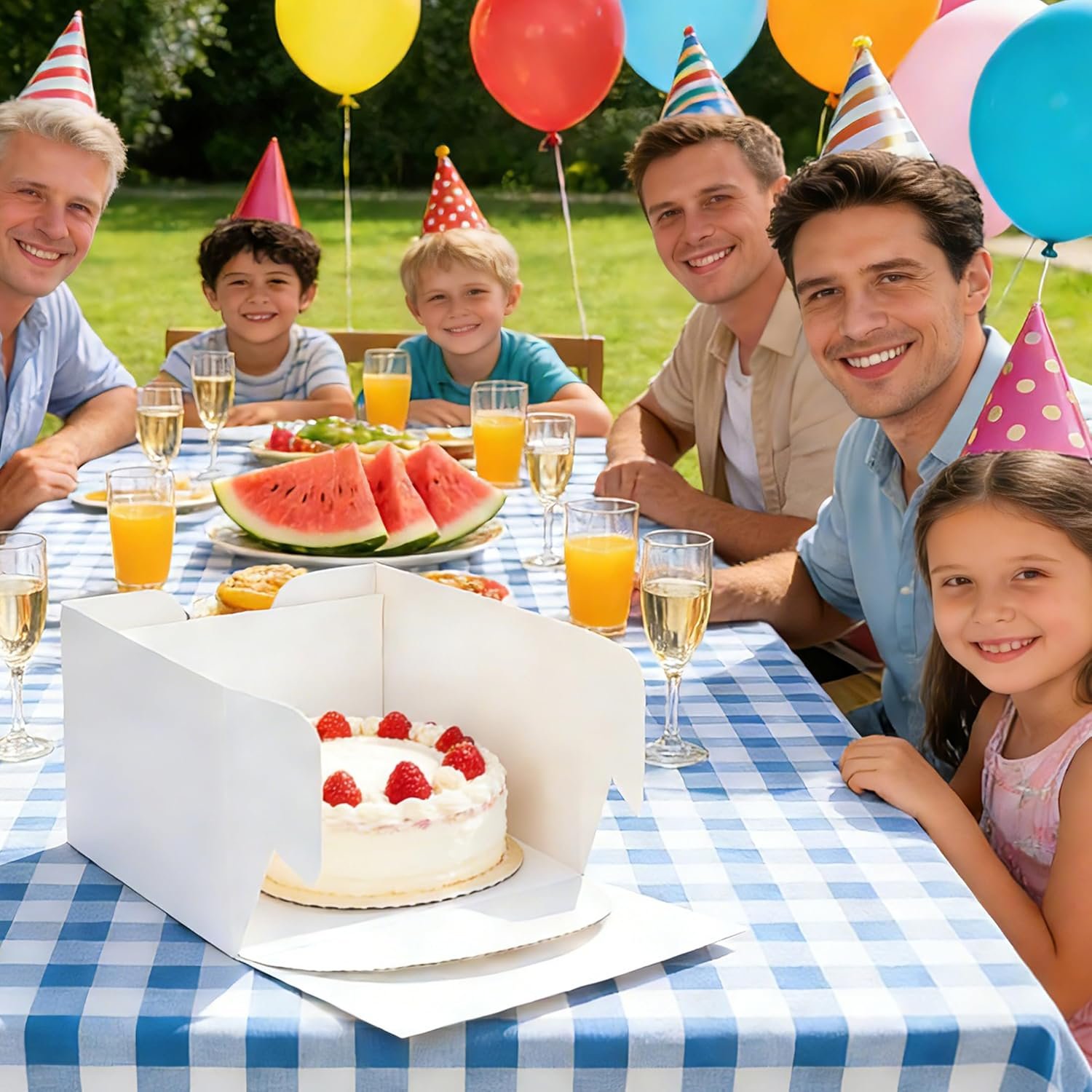 Grossiste de boîtes à gâteaux 40PCS avec fenêtres - Boîtes à gâteaux jetables 10x10x8 pouces, comprend des planches, des rubans et des autocollants pour cookie, tarte et anniversaire - Personnalisation de logo disponible par notre fabricant Grossiste de boîtes à gâteaux 40PCS avec fenêtres - Boîtes à gâteaux jetables 10x10x8 pouces, comprend des planches, des rubans et des autocollants pour cookie, tarte et anniversaire - Personnalisation de logo disponible par notre fabricant