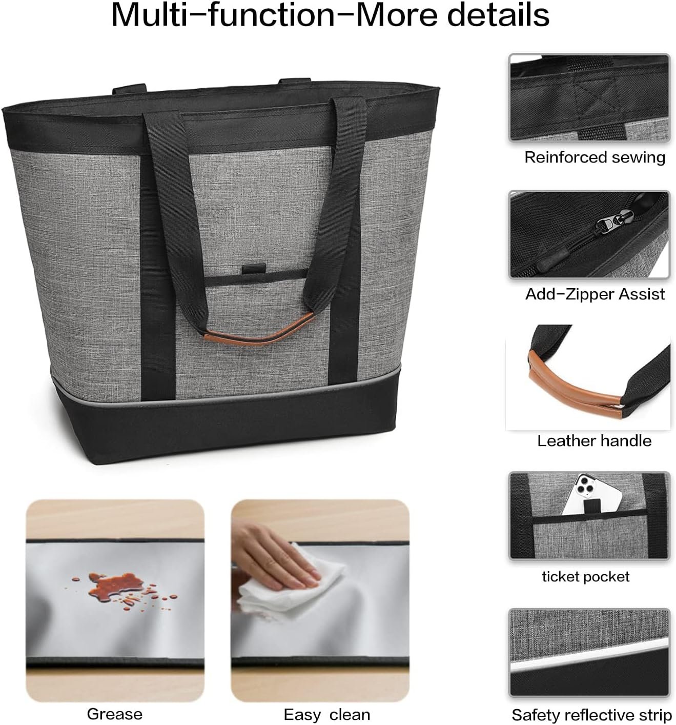 Sac isotherme grande capacité, fournisseur de sacs réutilisables pour courses, logo personnalisé pour transport de repas. Sac isotherme grande capacité, fournisseur de sacs réutilisables pour courses, logo personnalisé pour transport de repas.