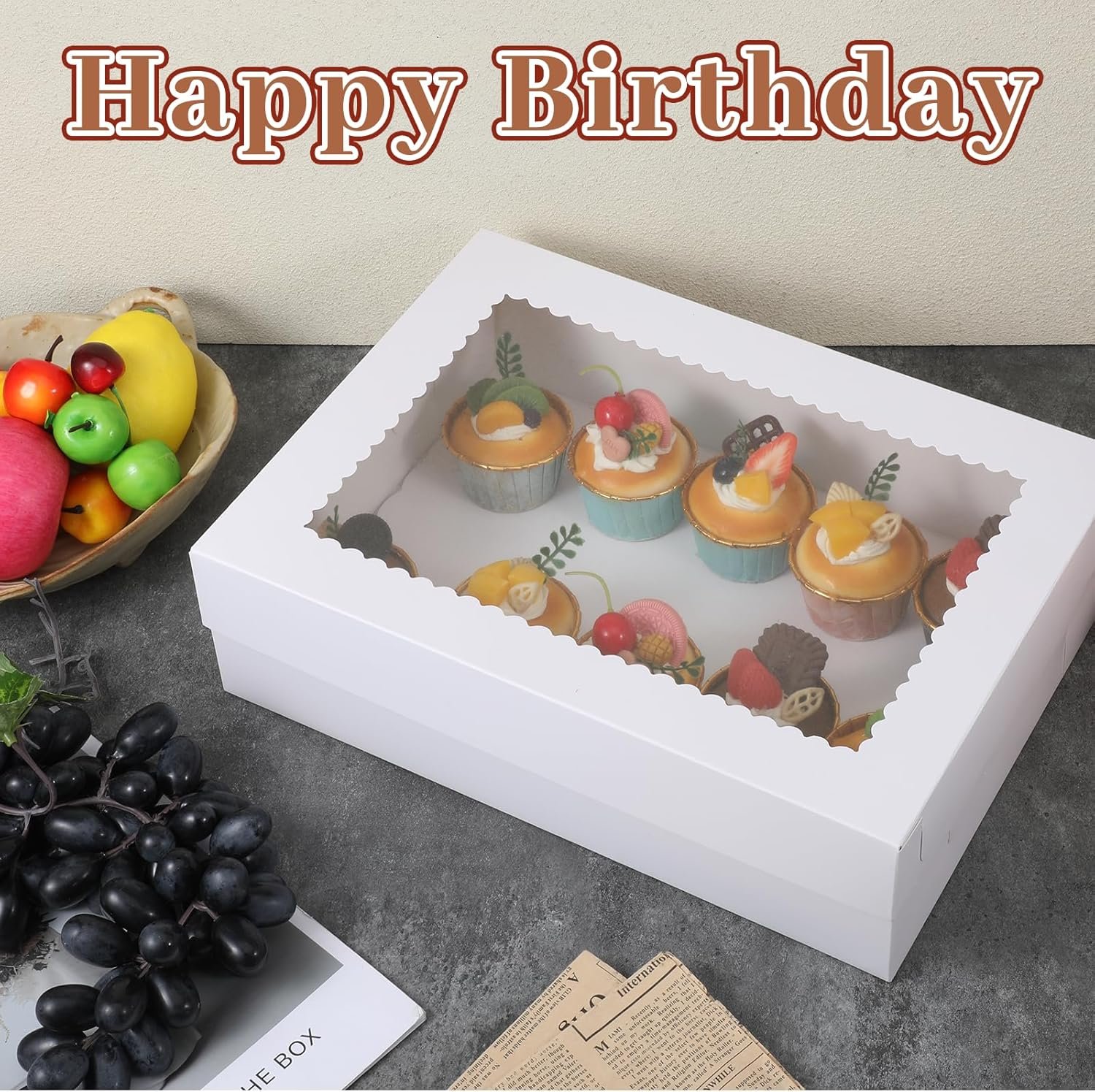 Vente en Gros de Boîtes à Gâteaux 14x10x4 pouces avec Logo Personnalisé et Plateau à Gâteau, Boîtes Blanches à Grande Fenêtre pour Gâteaux, Pâtisseries, Donuts et Cupcakes, Fournisseur de Solutions d'Emballage. Vente en Gros de Boîtes à Gâteaux 14x10x4 pouces avec Logo Personnalisé et Plateau à Gâteau, Boîtes Blanches à Grande Fenêtre pour Gâteaux, Pâtisseries, Donuts et Cupcakes, Fournisseur de Solutions d'Emballage.