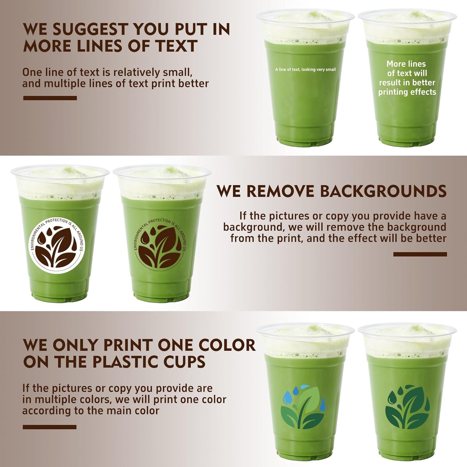 Grossiste de gobelets en plastique personnalisés 12/16 oz, pour branding d'entreprise, événement, mariage avec logo personnalisé, fournisseur de qualité, 100 pièces en vrac. Grossiste de gobelets en plastique personnalisés 12/16 oz, pour branding d'entreprise, événement, mariage avec logo personnalisé, fournisseur de qualité, 100 pièces en vrac.