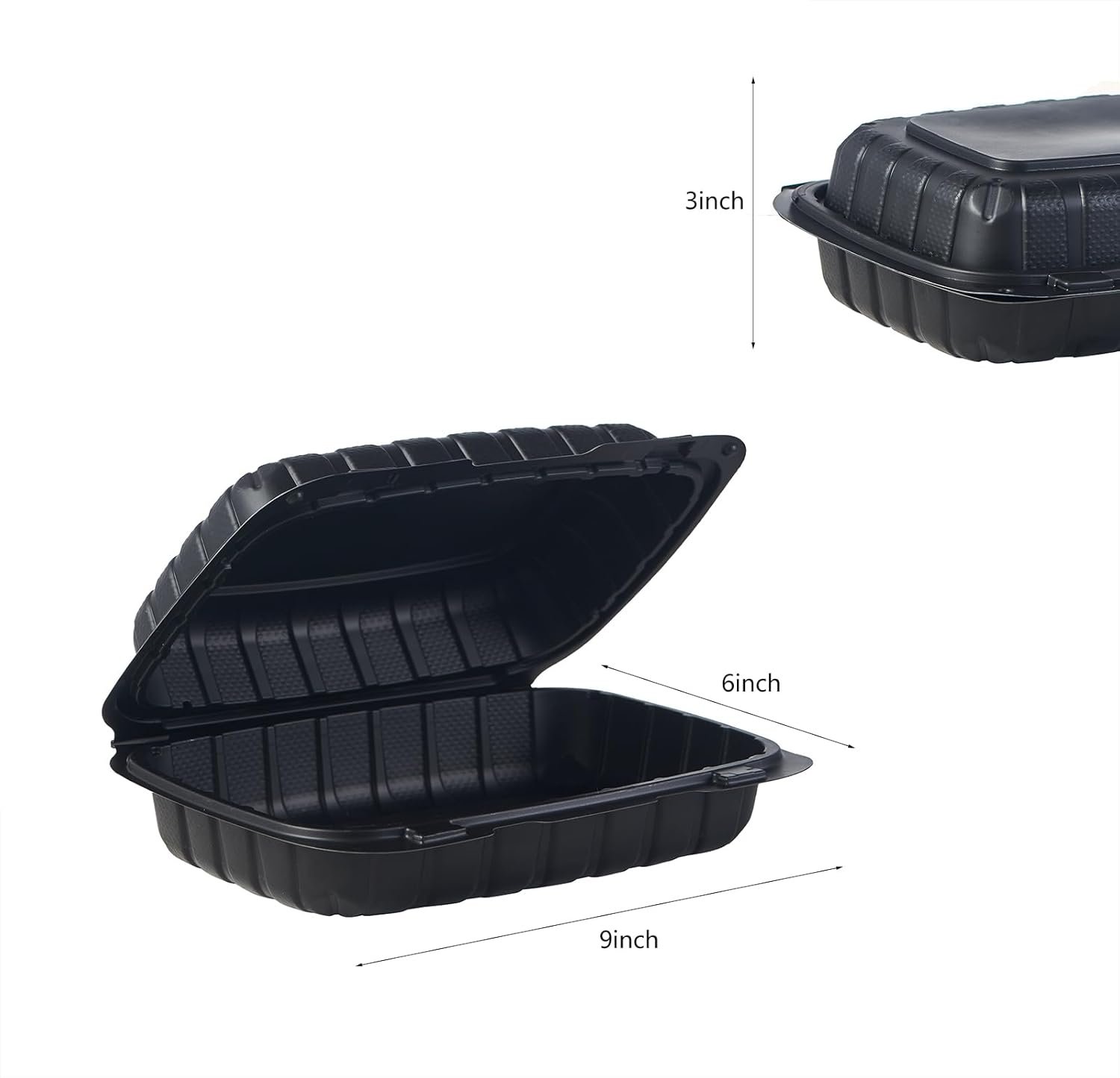 Grossiste conteneurs en plastique clamshell 9X6 1 compartiment, emballage de 50 unités, vente en gros, fabricants d’emballages jetables avec couvercle à clapet sécurisé. Logo Personnalisé disponible. Grossiste conteneurs en plastique clamshell 9X6 1 compartiment, emballage de 50 unités, vente en gros, fabricants d’emballages jetables avec couvercle à clapet sécurisé. Logo Personnalisé disponible.