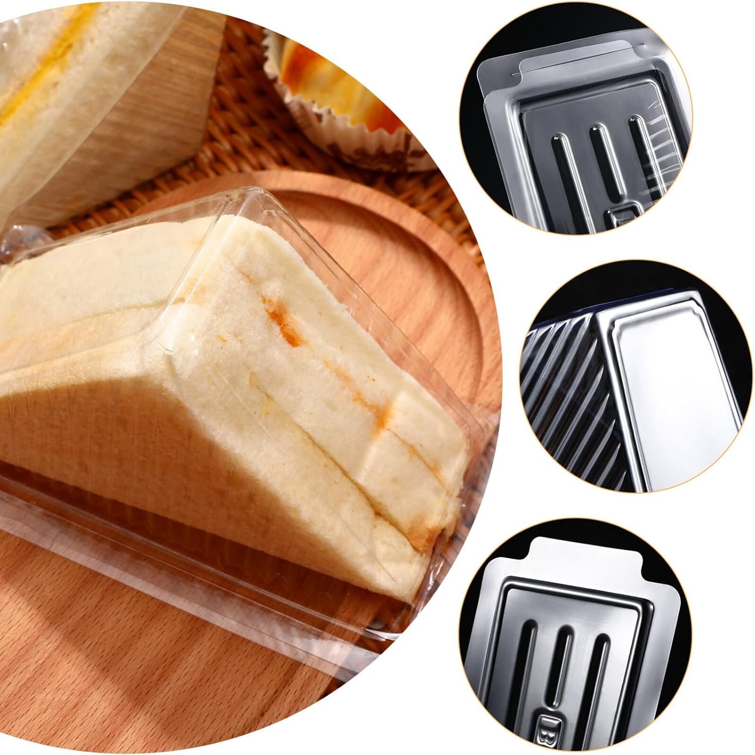 Grossiste en emballages alimentaires jetables pour sandwichs, conteneurs triangulaires clairs de 15 x 8,5 x 8 cm, Logo Personnalisé pour événements comme les mariages ou les baby showers, Fournisseur spécialisé en vente en gros. Grossiste en emballages alimentaires jetables pour sandwichs, conteneurs triangulaires clairs de 15 x 8,5 x 8 cm, Logo Personnalisé pour événements comme les mariages ou les baby showers, Fournisseur spécialisé en vente en gros.
