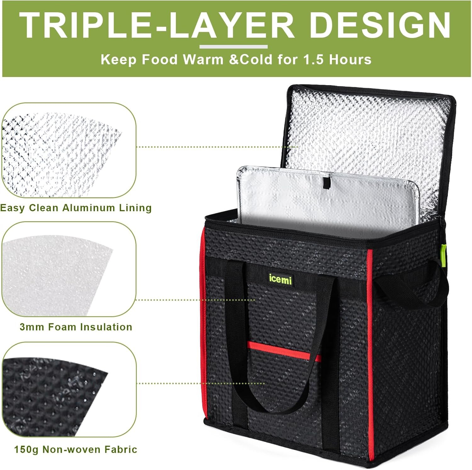 Sac de courses réutilisable isolé, fournisseur d'un sac isolant de qualité premium, OEM en gros. Sac de courses réutilisable isolé, fournisseur d'un sac isolant de qualité premium, OEM en gros.