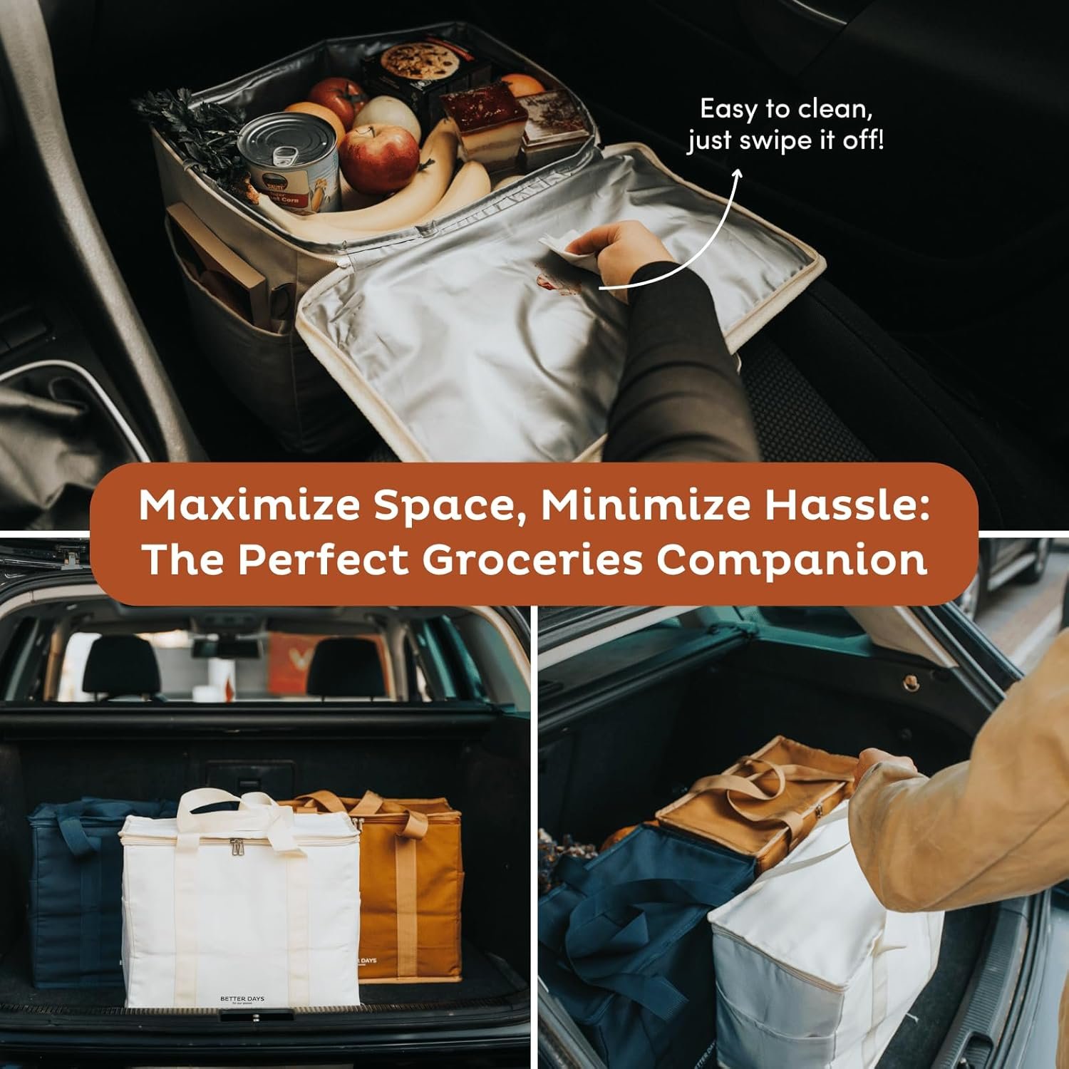 Grossiste Sac Isotherme Réutilisable XL – Sac de Courses Étanche et Isolé, Idéal pour Transporter Aliments Chauds et Froids avec Fermeture Éclair (Forêt) – Fabricant de Sacs de Magasin avec Logo Personnalisé