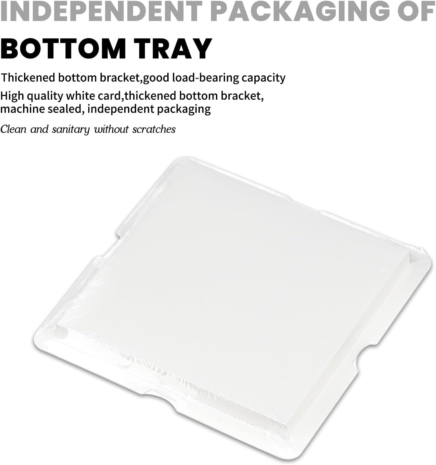 Grossiste Boîte Cadeau Claire 24 Pièces avec Ruban 8,5x8,5x9 Pouces, Boîte à Gâteau Transparente avec Couvercles, Fabricant de Packaging de Gâteau PET, Logo Personnalisé pour Anniversaire, Mariage et Fête.