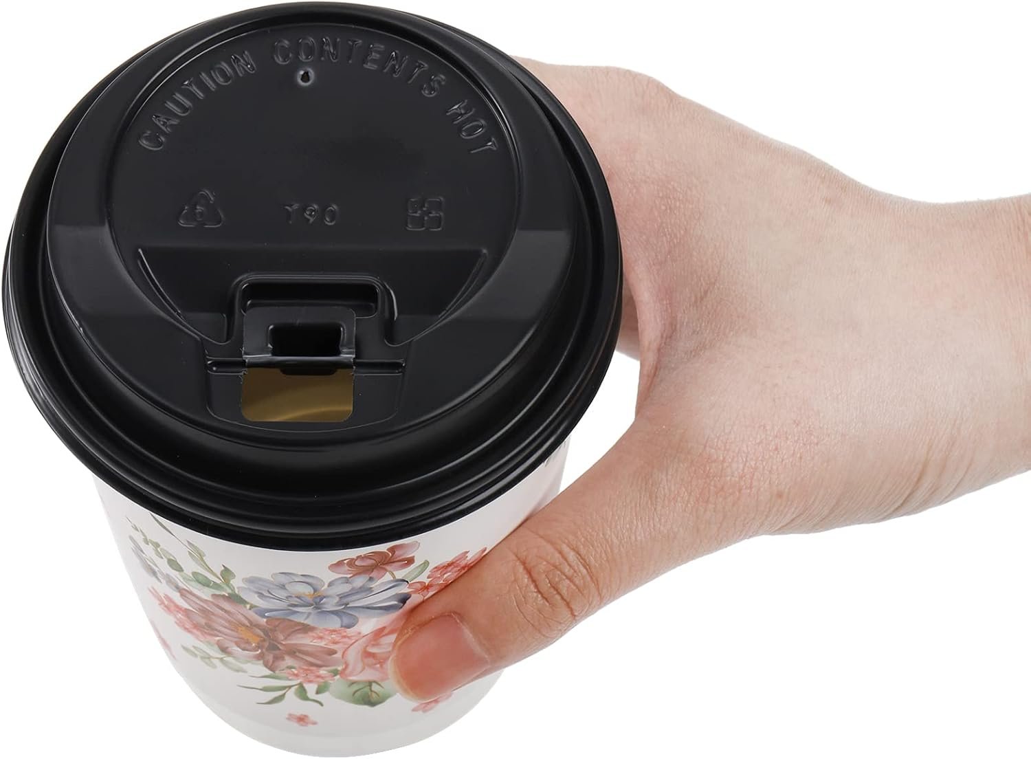 Grossiste en Vrac, Gobelets à Café Jetables 12 Oz avec 100 Couvercles, Cups pour Boissons Chaudes Isolées, Personnalisation de Logo pour Réceptions de Mariage et Café Glacé.