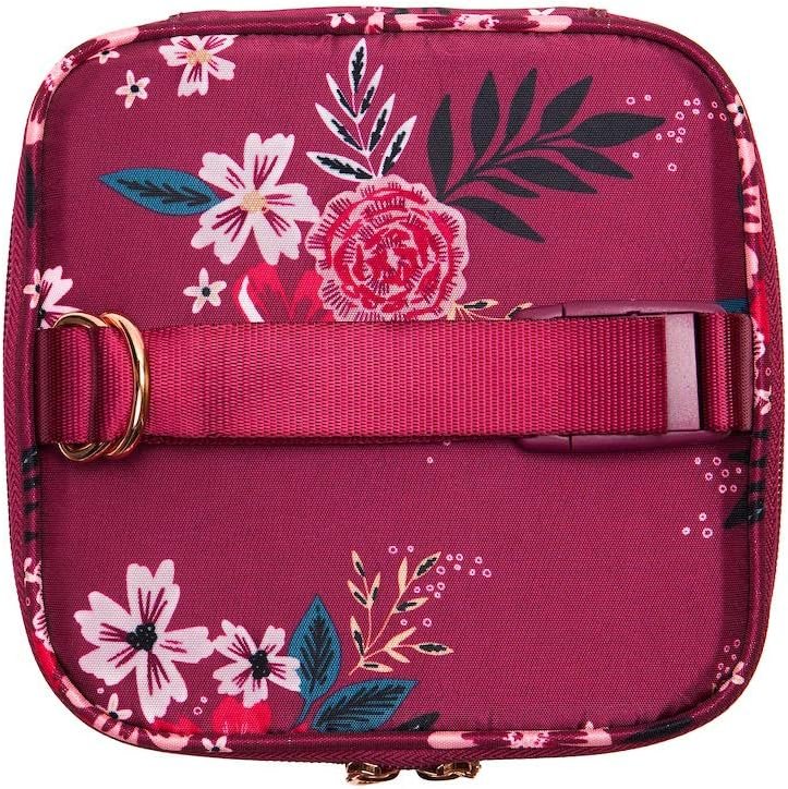 Grossiste en sacs isothermes pour lait maternel avec pack de glace testé en toute sécurité – Logo personnalisé pour le stockage de lait au travail, en voyage et en crèche – Fabricant de solutions durables et lavables – Idéal pour bouteilles et accessoires (Fleur Berry)