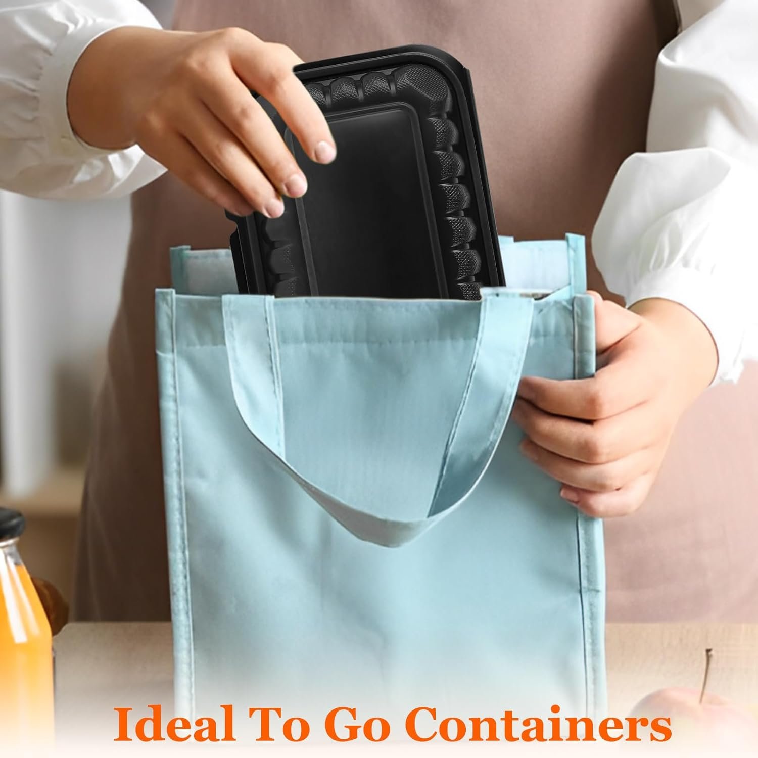 Grossiste conteneurs alimentaires en plastique 27 OZ, 50 pièces plateau à emporter 9 x 6 pouces, personnalisation de logo disponible pour vente en gros.