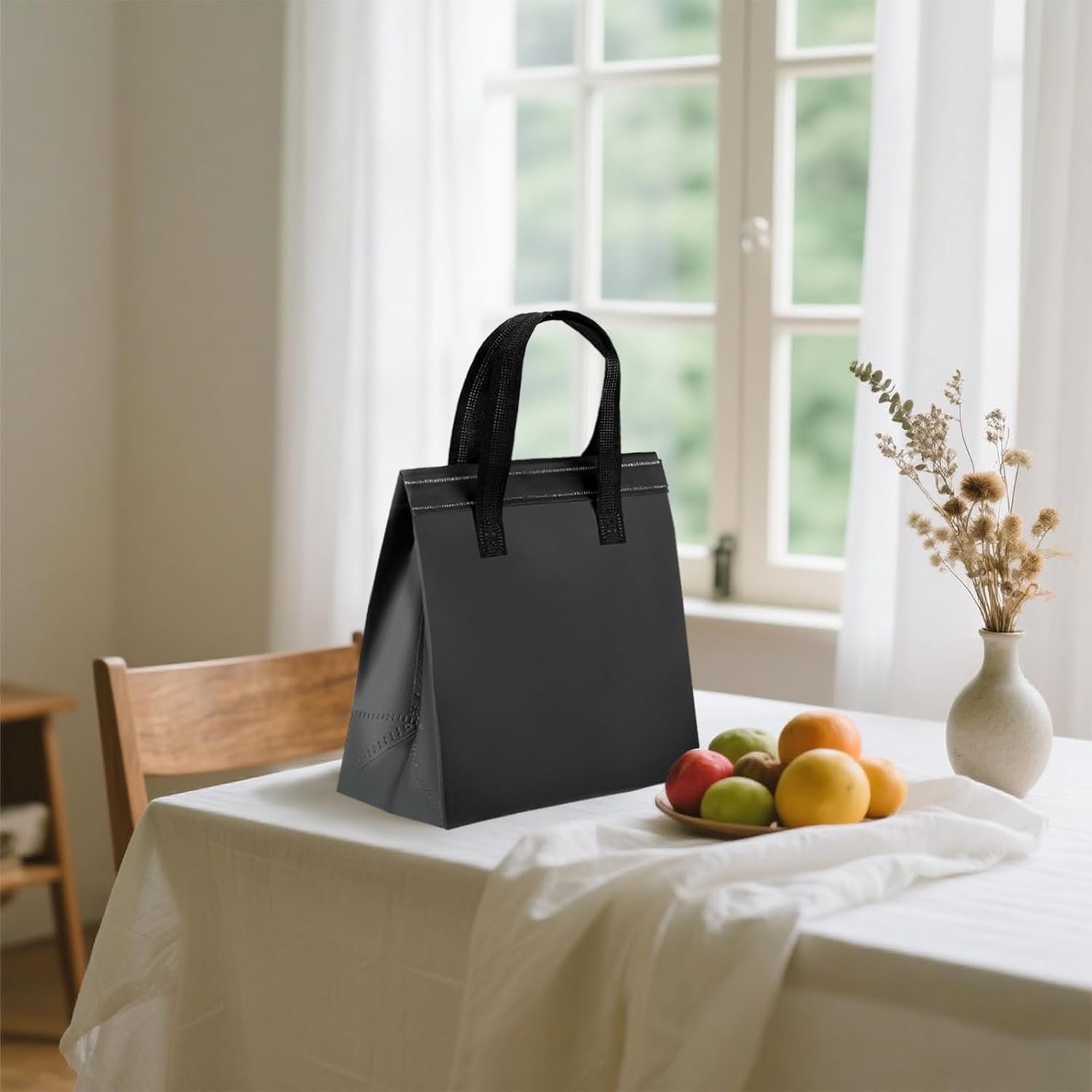 Pack de 120 sacs de transport isothermal en vrac, sacs thermiques pour aliments chauds/froids, logo personnalisé pour restauration, cafés, pizzerias et pique-niques.