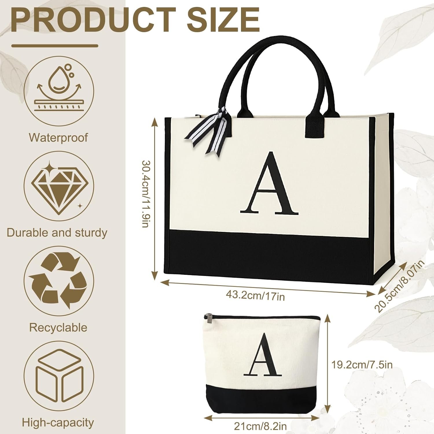 Grossiste Sac de Plage Personnalisé en Toile pour Femmes, Trousse de Maquillage avec Initiales, Base Amovible pour Voyage, Fabricant d'Accessoires, Vente en Gros