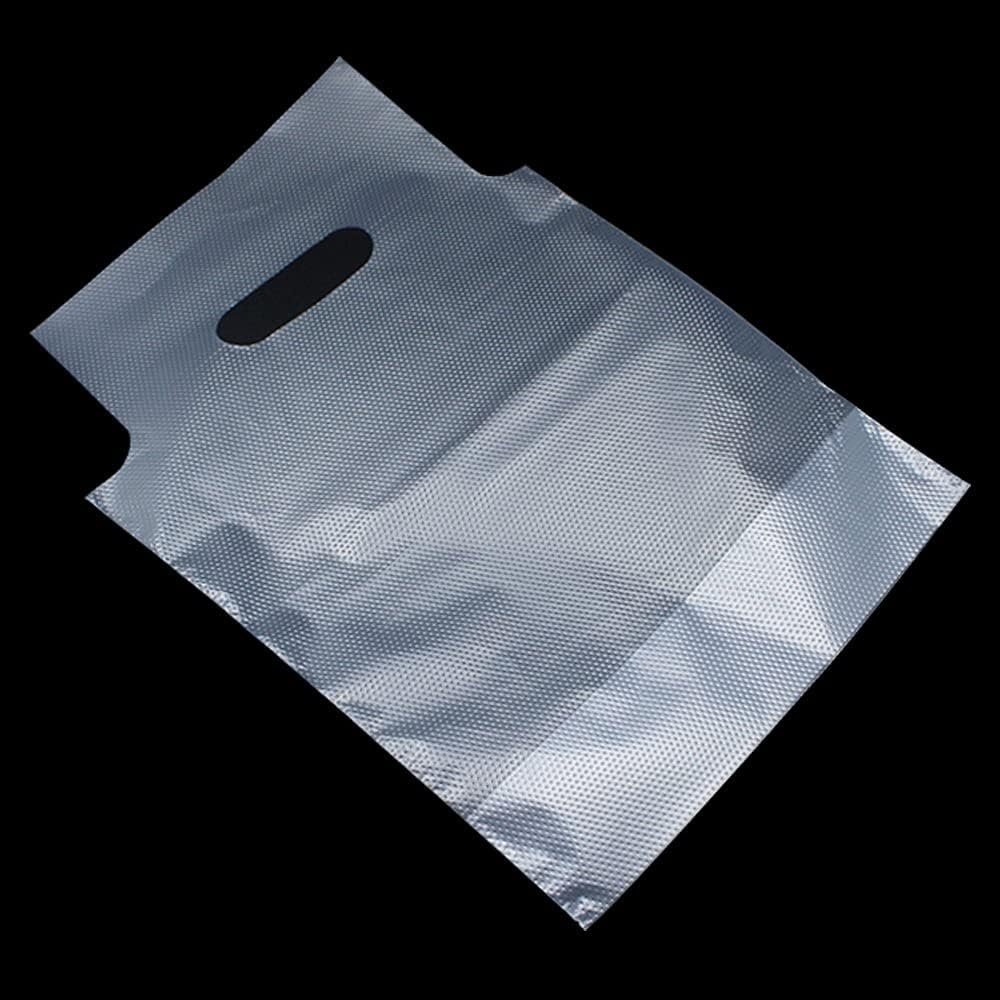 Grossiste de sacs plastiques clairs avec poignées pour livraison de boissons, 100PCS pour tasses à café/thé/jus, 1 tasse jusqu'à 16x28cm, Logo Personnalisé pour cafés/restaurants-bars, Fabricant de solutions de transport.