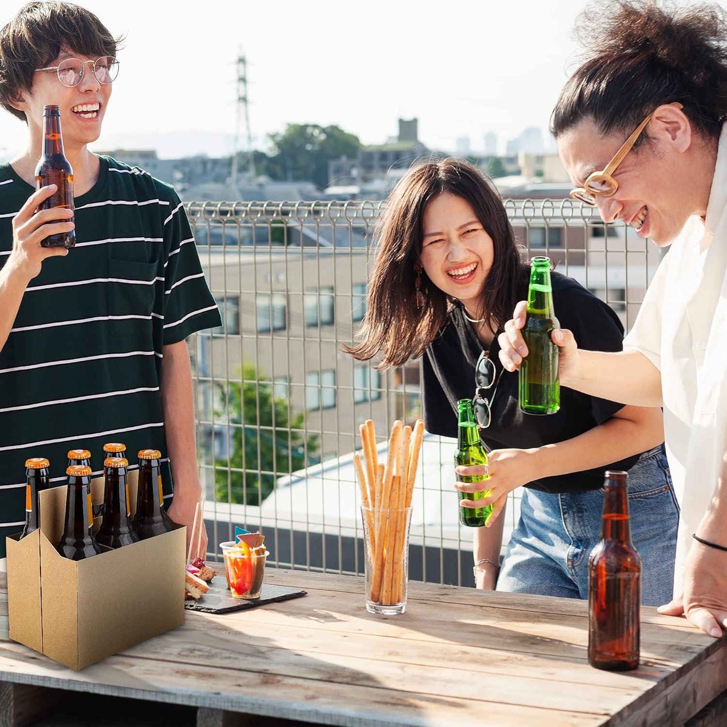 Grossiste Support de bouteille en kraft 12 oz - Fabricant de porte-bouteilles en carton kraft (Pack de 10) - Logo Personnalisé Grossiste Support de bouteille en kraft 12 oz - Fabricant de porte-bouteilles en carton kraft (Pack de 10) - Logo Personnalisé