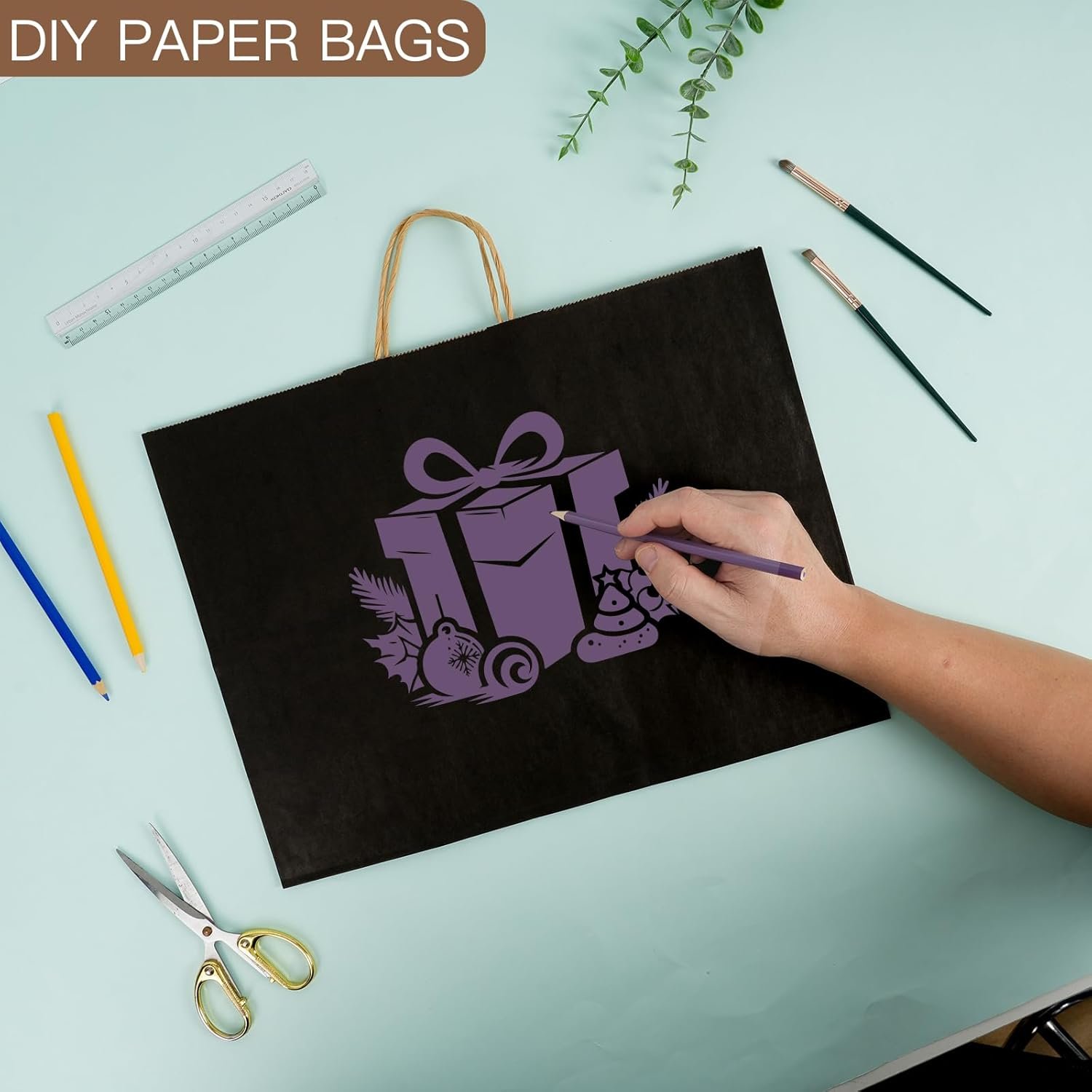 Sac en papier noir de 110 pcs 16x6x12 pouces, vente en gros pour les anniversaires, mariages, événements, avec logo personnalisé, fabriqué par un fournisseur de confiance. Sac en papier noir de 110 pcs 16x6x12 pouces, vente en gros pour les anniversaires, mariages, événements, avec logo personnalisé, fabriqué par un fournisseur de confiance.