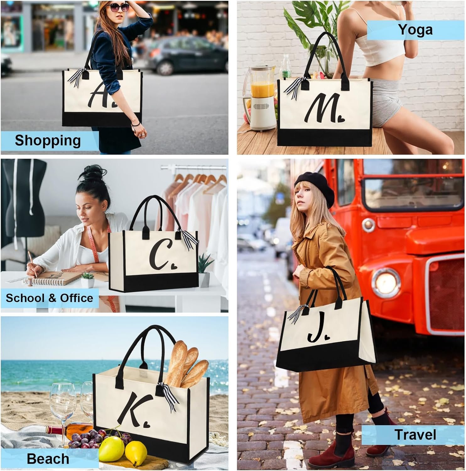 Tote bag en toile initiale personnalisée, Fabricant de sacs de plage en jute, Logo Personnalisé, idée cadeau pour femmes, anniversaire, mariage, vente en gros, Nouvel An. Tote bag en toile initiale personnalisée, Fabricant de sacs de plage en jute, Logo Personnalisé, idée cadeau pour femmes, anniversaire, mariage, vente en gros, Nouvel An.