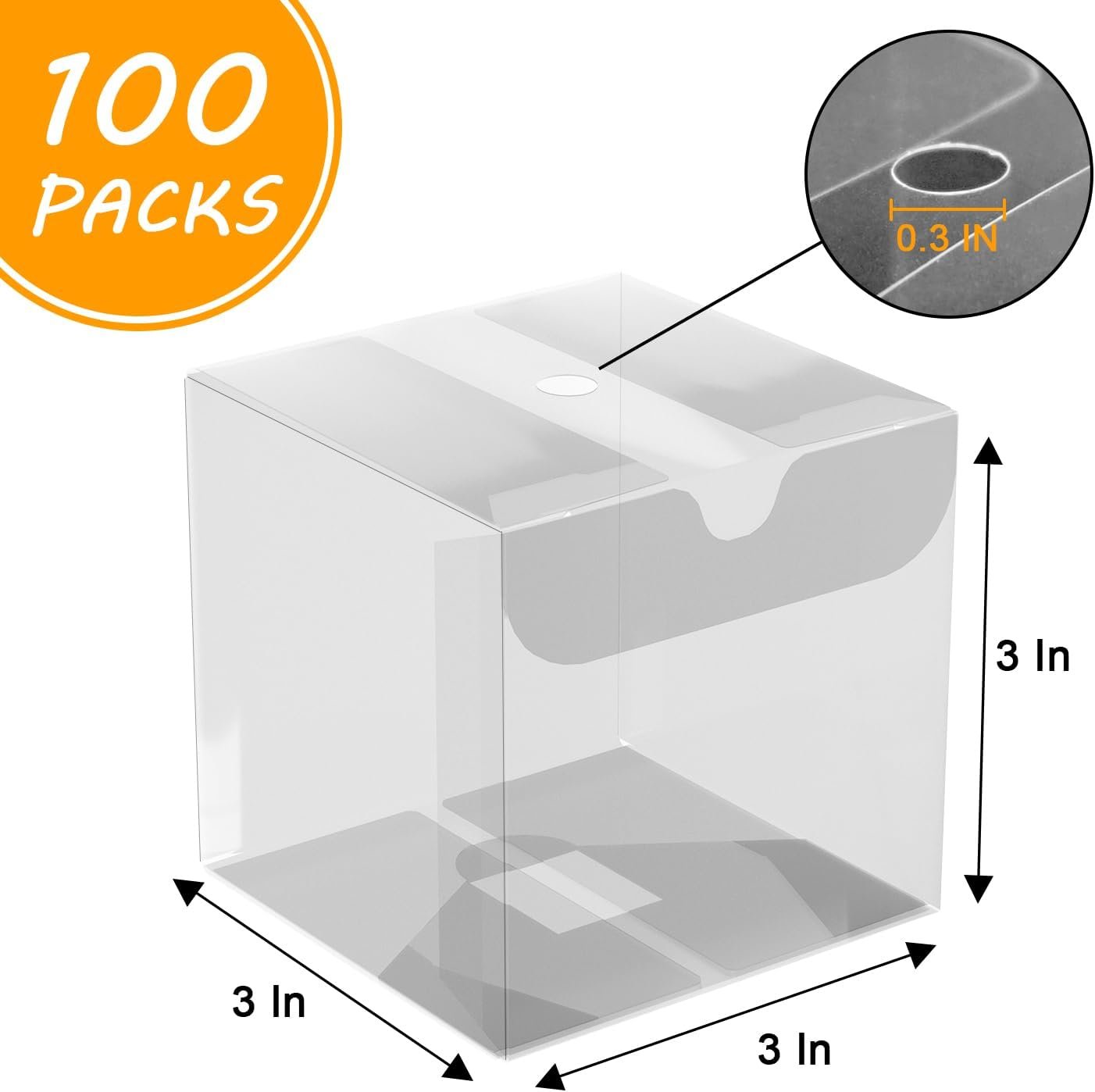 Grossiste en Boîtes Transparentes 3x3x3 Pouces pour Chocolats et Cadeaux, Fournisseur de Boîtes à Cupcakes, Logo Personnalisé pour Anniversaire et Mariage