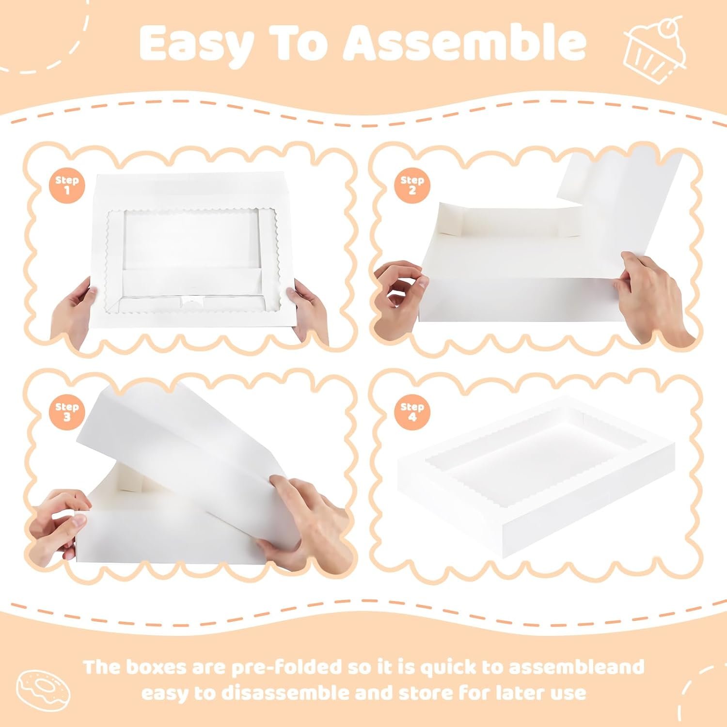 Grossiste en Vrac, Boîtes à Pâtisserie 40pcs avec Fenêtre 16x11x2,5 pouces, Boîtes à Donuts, Boîtes Blanches pour Fraises en Chocolat, Macarons, Tartes, Cookies, Fabricant, Logo Personnalisé Grossiste en Vrac, Boîtes à Pâtisserie 40pcs avec Fenêtre 16x11x2,5 pouces, Boîtes à Donuts, Boîtes Blanches pour Fraises en Chocolat, Macarons, Tartes, Cookies, Fabricant, Logo Personnalisé