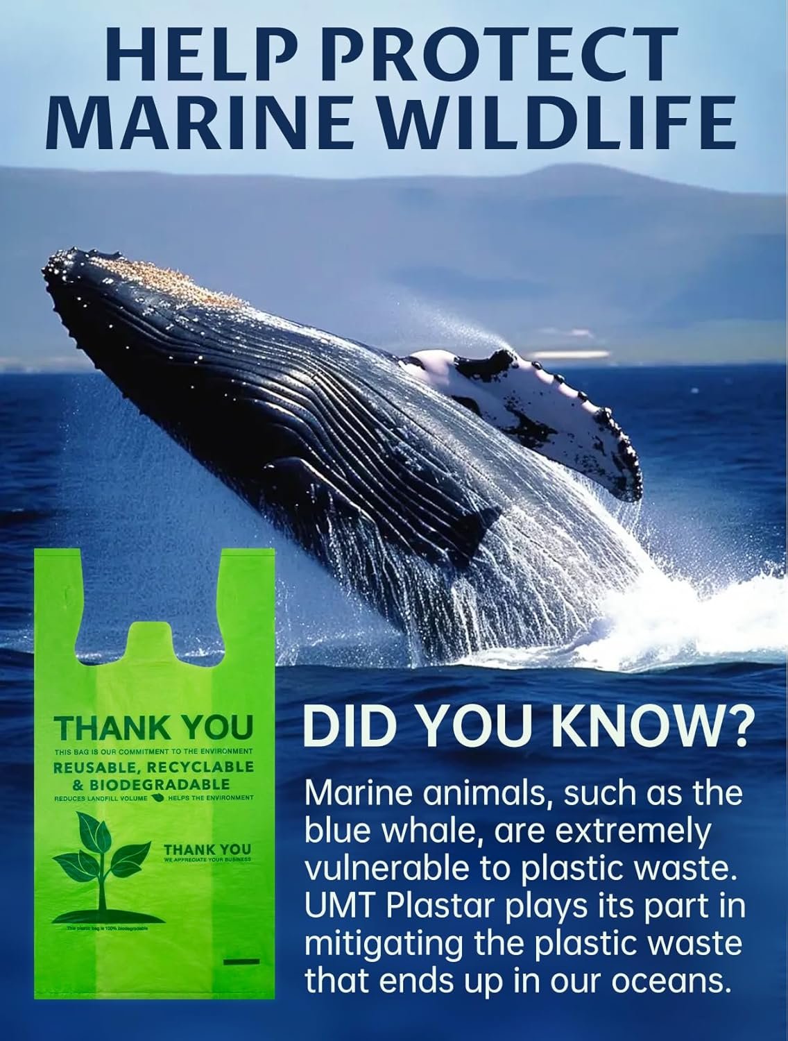 Grossiste en sacs à provisions biodégradables 200 unités, 11,5 x 6,25 x 21 pouces, sacs en plastique compostables avec logo personnalisé, sacs de transport robustes en vente en gros, 16 microns.