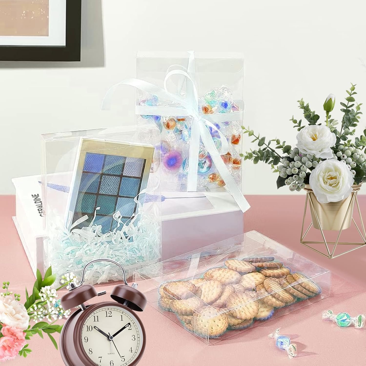 Grossiste boîtes transparentes 80 pcs 5 x 4 x 1,2 pouces pour emballage de desserts, bonbons et cadeaux, Logo Personnalisé, PVC parfait pour mariage, fête, Saint-Valentin, Halloween, Noël, Fournisseur en Vrac. Grossiste boîtes transparentes 80 pcs 5 x 4 x 1,2 pouces pour emballage de desserts, bonbons et cadeaux, Logo Personnalisé, PVC parfait pour mariage, fête, Saint-Valentin, Halloween, Noël, Fournisseur en Vrac.