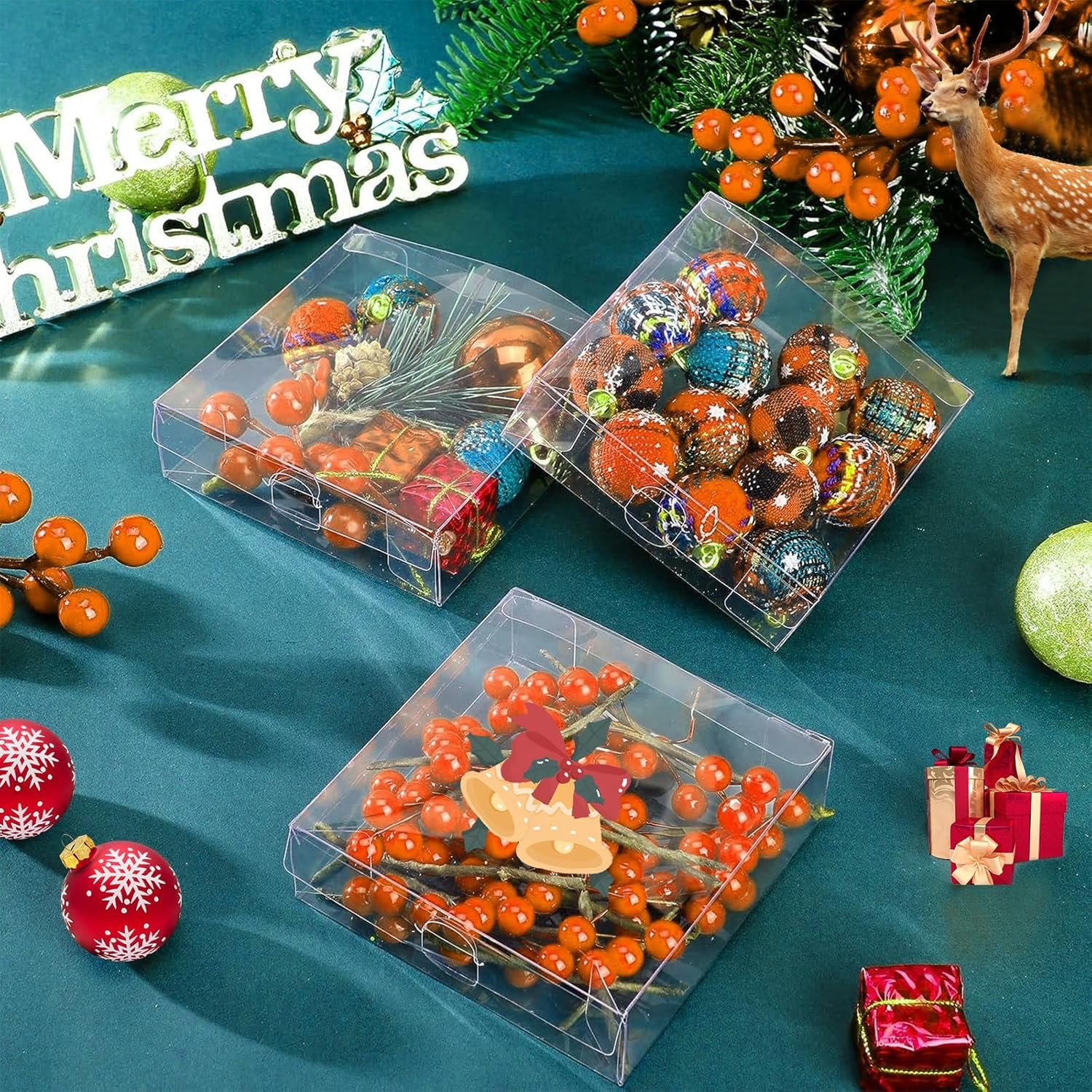 Grossiste boîtes transparentes 80 pcs 5 x 4 x 1,2 pouces pour emballage de desserts, bonbons et cadeaux, Logo Personnalisé, PVC parfait pour mariage, fête, Saint-Valentin, Halloween, Noël, Fournisseur en Vrac. Grossiste boîtes transparentes 80 pcs 5 x 4 x 1,2 pouces pour emballage de desserts, bonbons et cadeaux, Logo Personnalisé, PVC parfait pour mariage, fête, Saint-Valentin, Halloween, Noël, Fournisseur en Vrac.