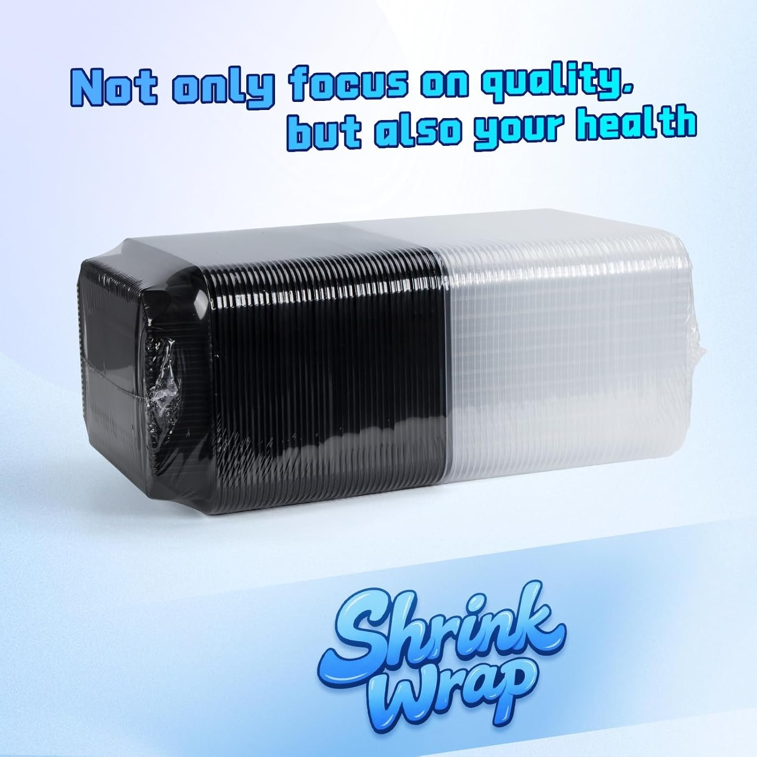 Grossiste en Vrac Conteneurs Plastiques avec Couvercle 40 Paquet 48 oz - Solution Reutilisable Anti-fuites pour À Emporter | Fabricant Flexible en PP Pur sans BPA - Conteneur Alimentaire Compatible Lave-Vaisselle et Micro-ondes pour Préparation de Repas en Restaurant OEM